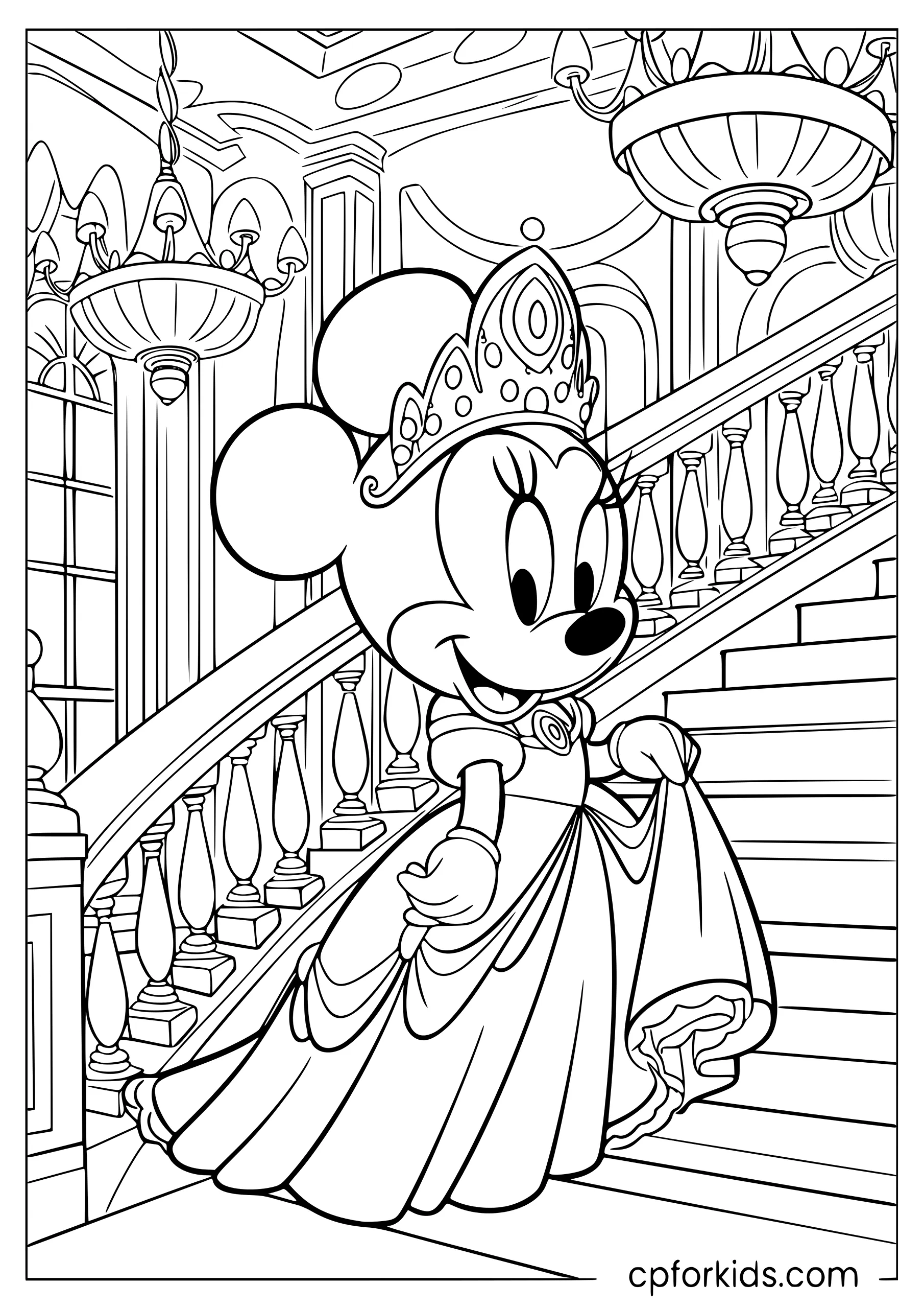 Princess Minnie Makes Her Entrance