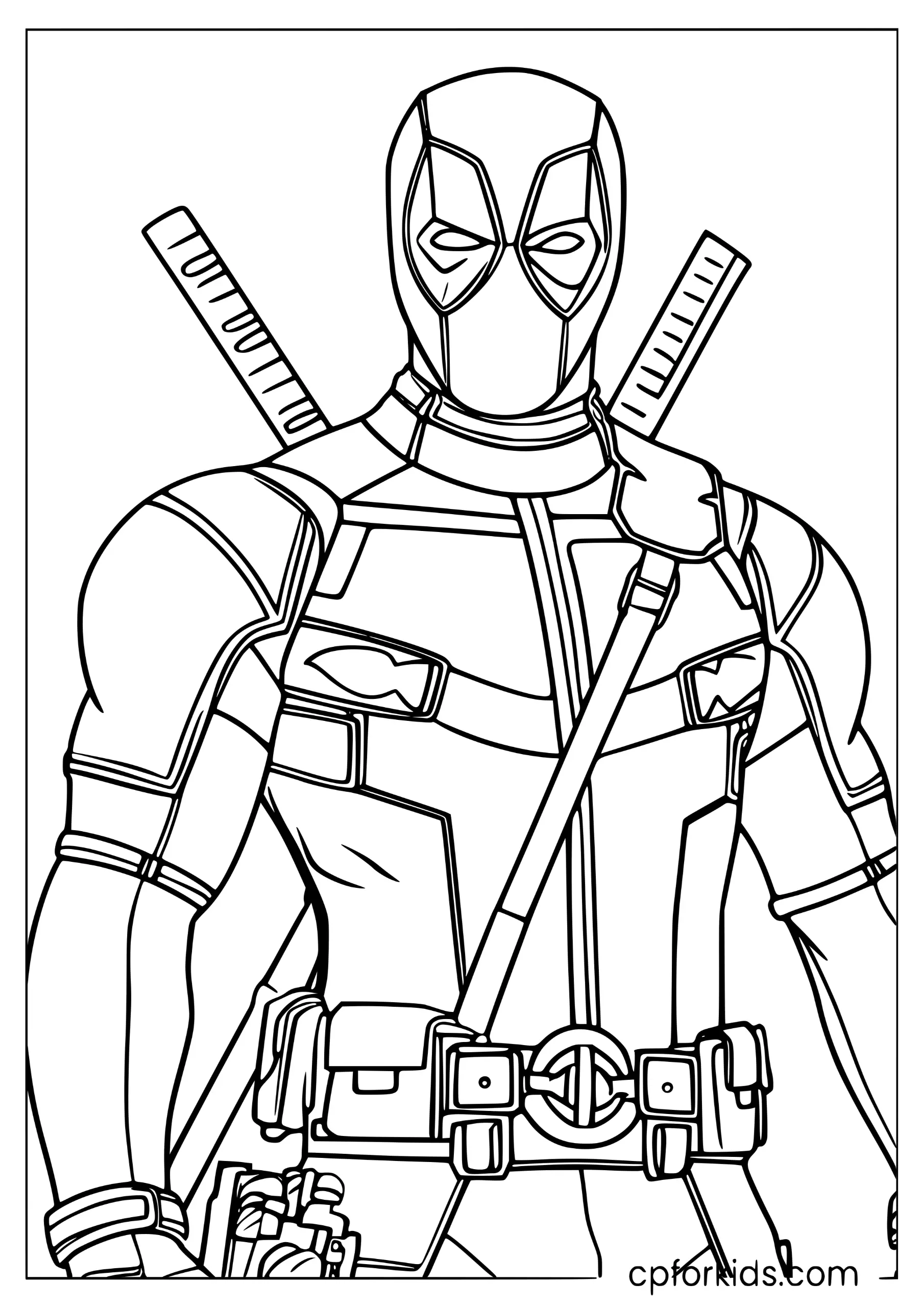 Realistic Deadpool Full Body