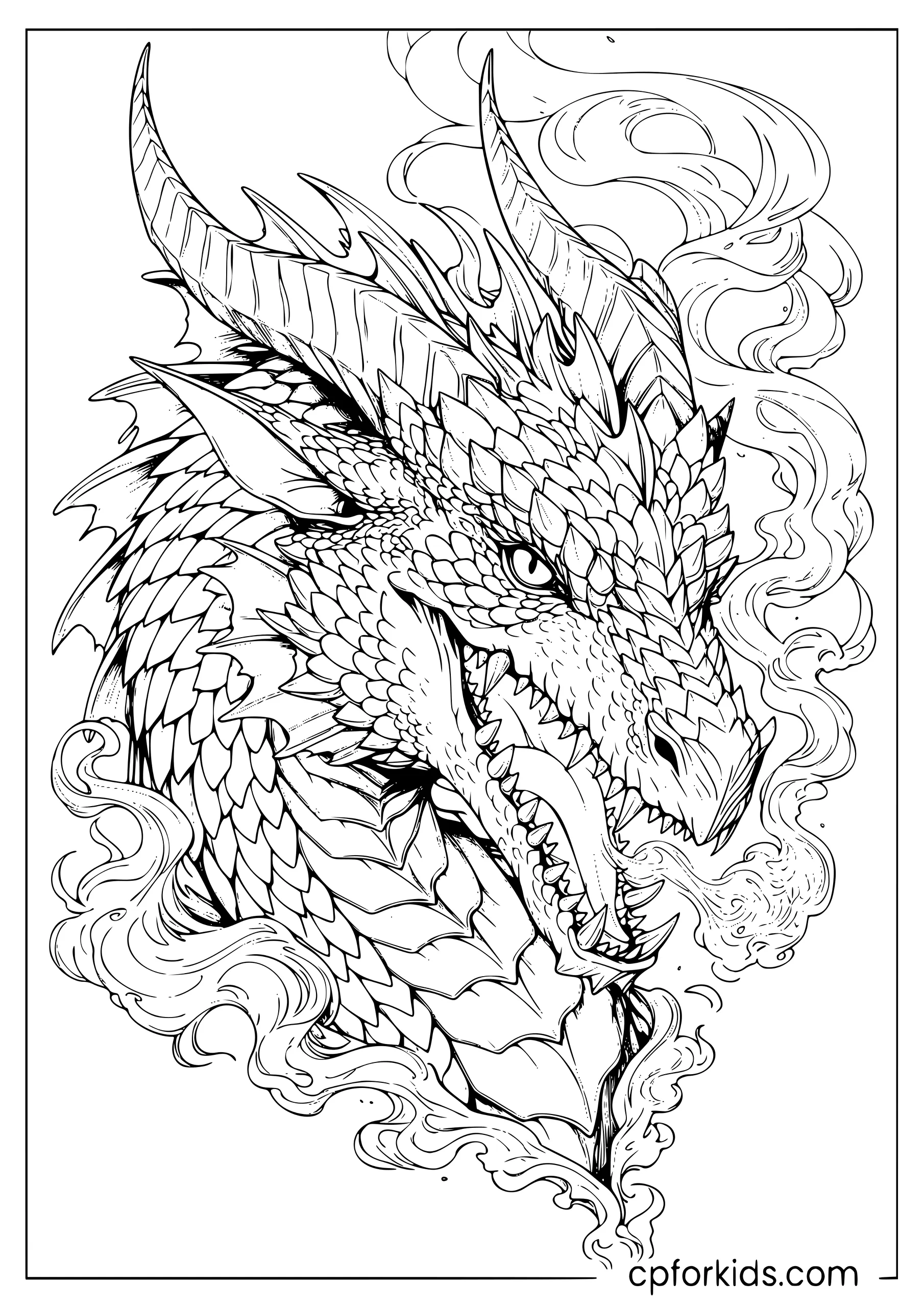 Realistic Dragon Portrait