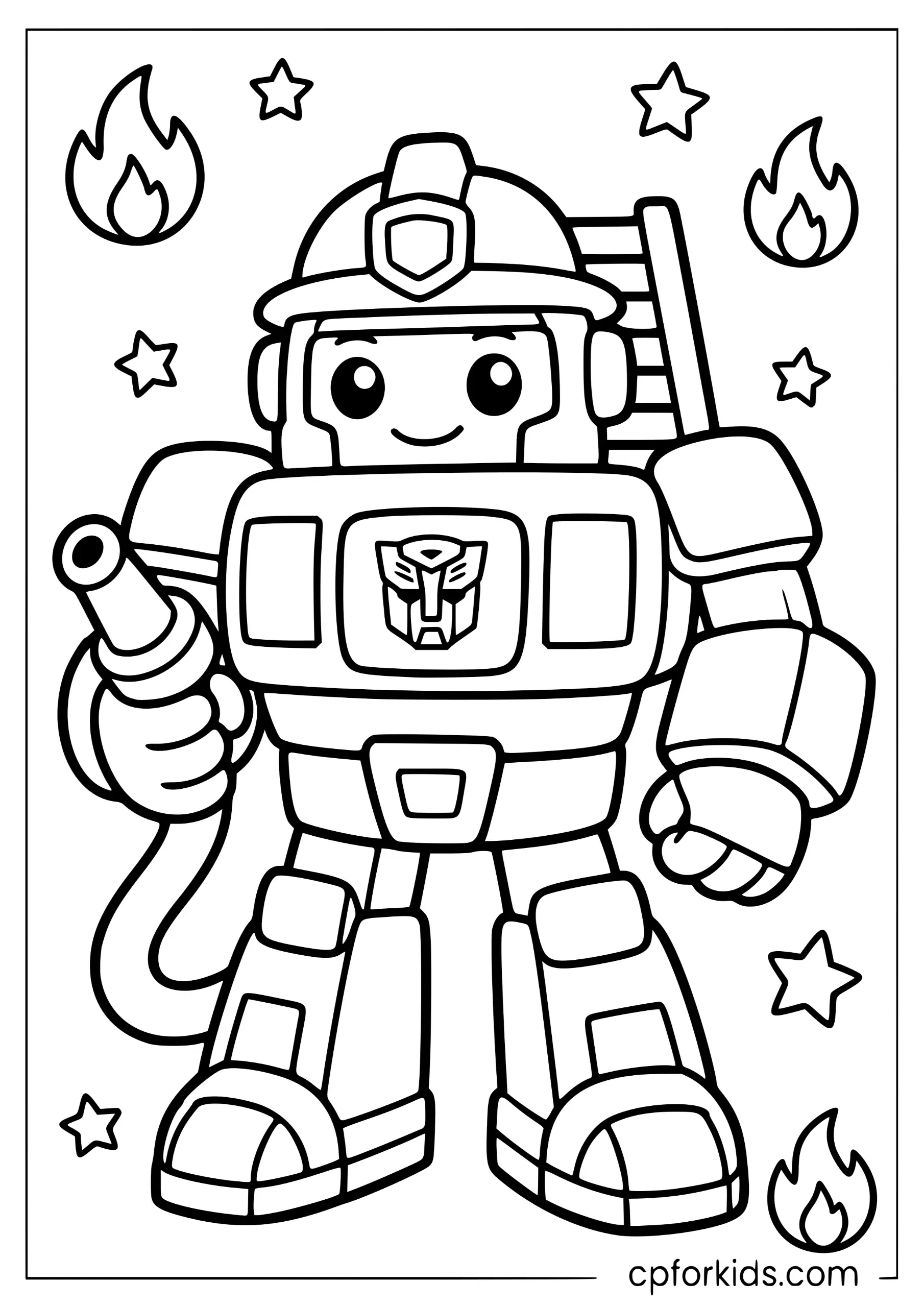 Rescue Bots Firefighter Robot