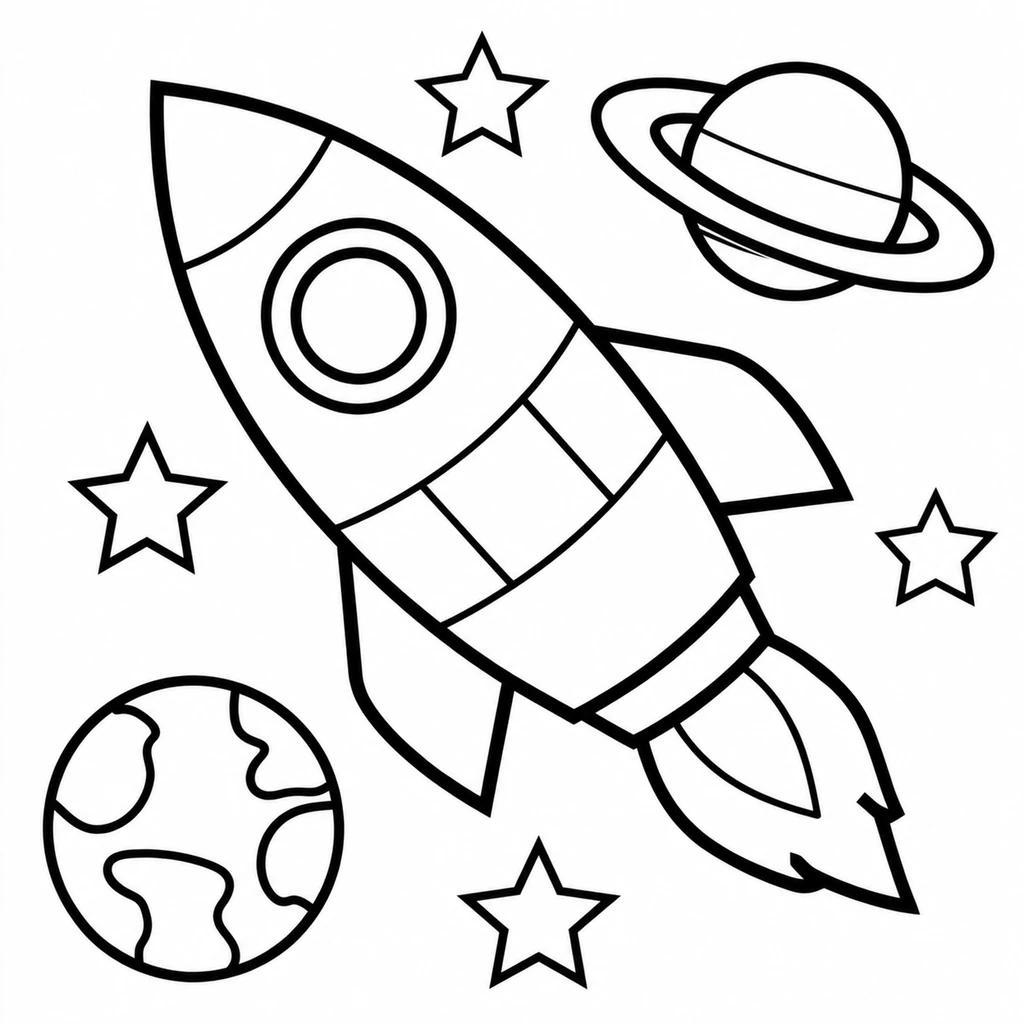 Rocket and Planets