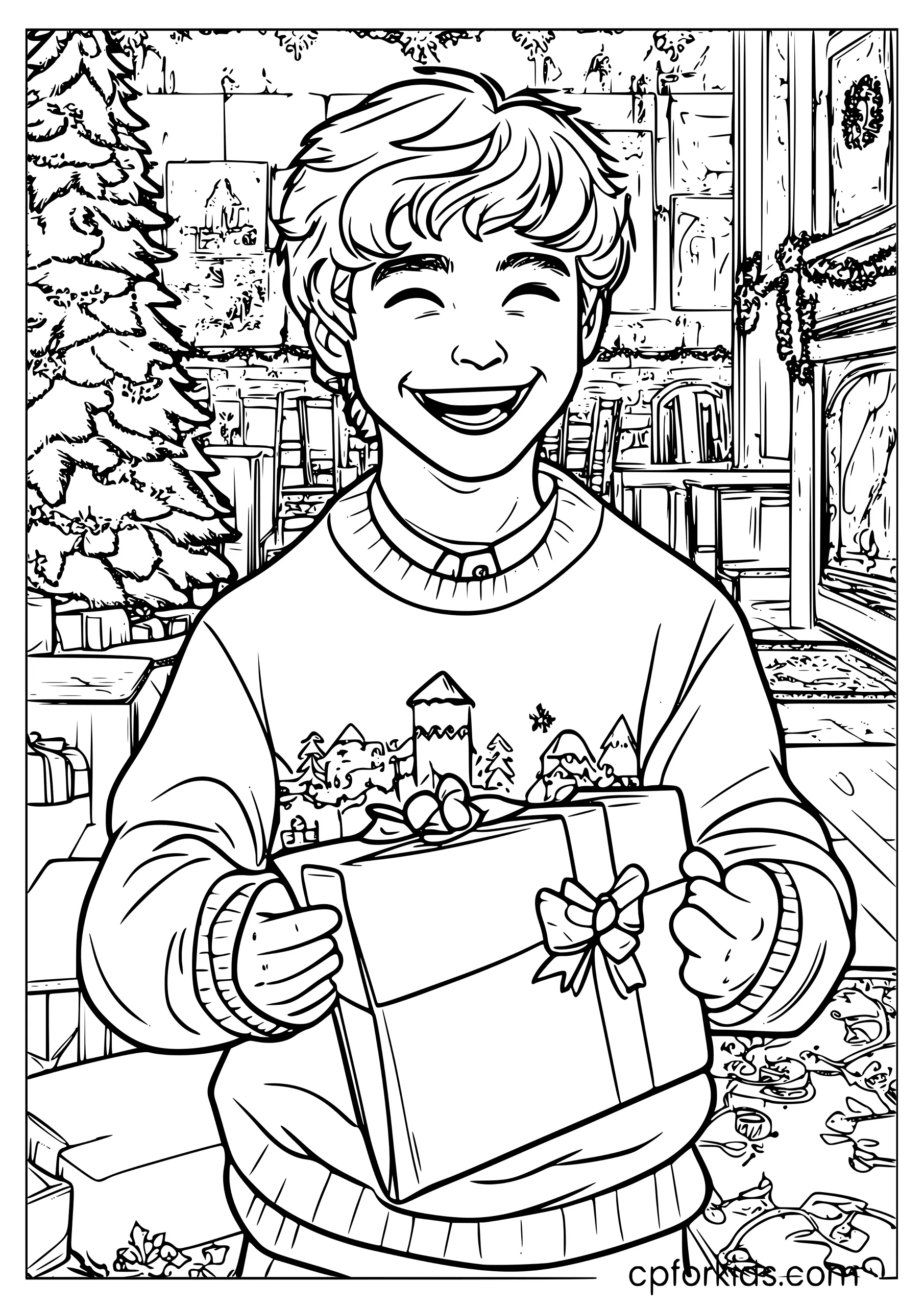 Ron and His Weasley Christmas Sweater