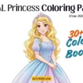 Elegant Royal Princess Coloring Pages featuring majestic ballroom gowns and enchanted palace scenes