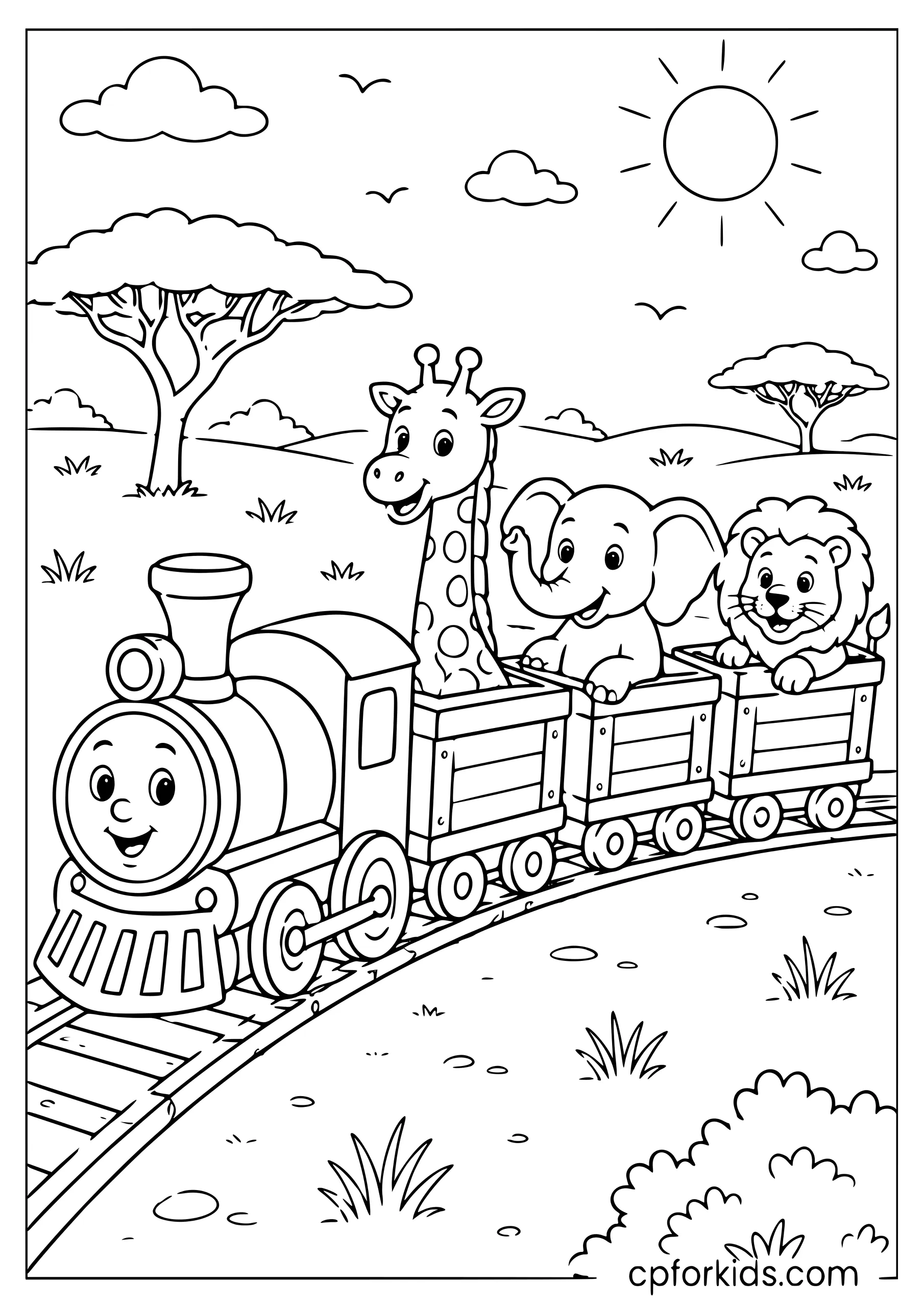 Safari Animal Train