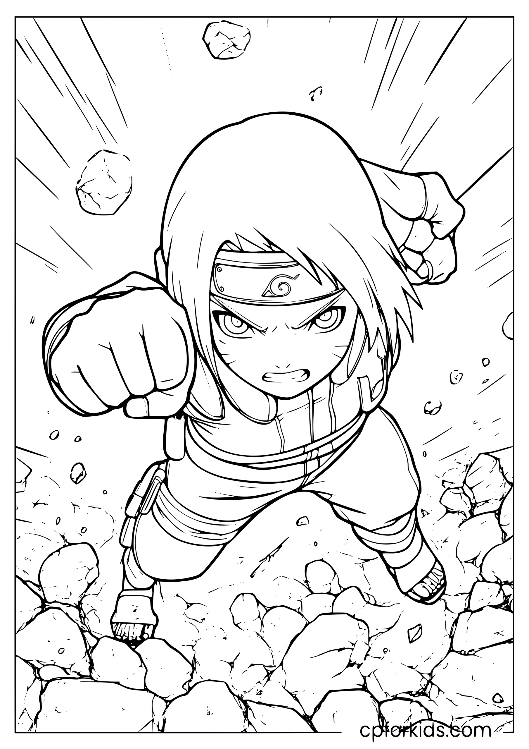 Sakura's Powerful Punch
