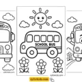 Printable Coloring Pages for School Bus