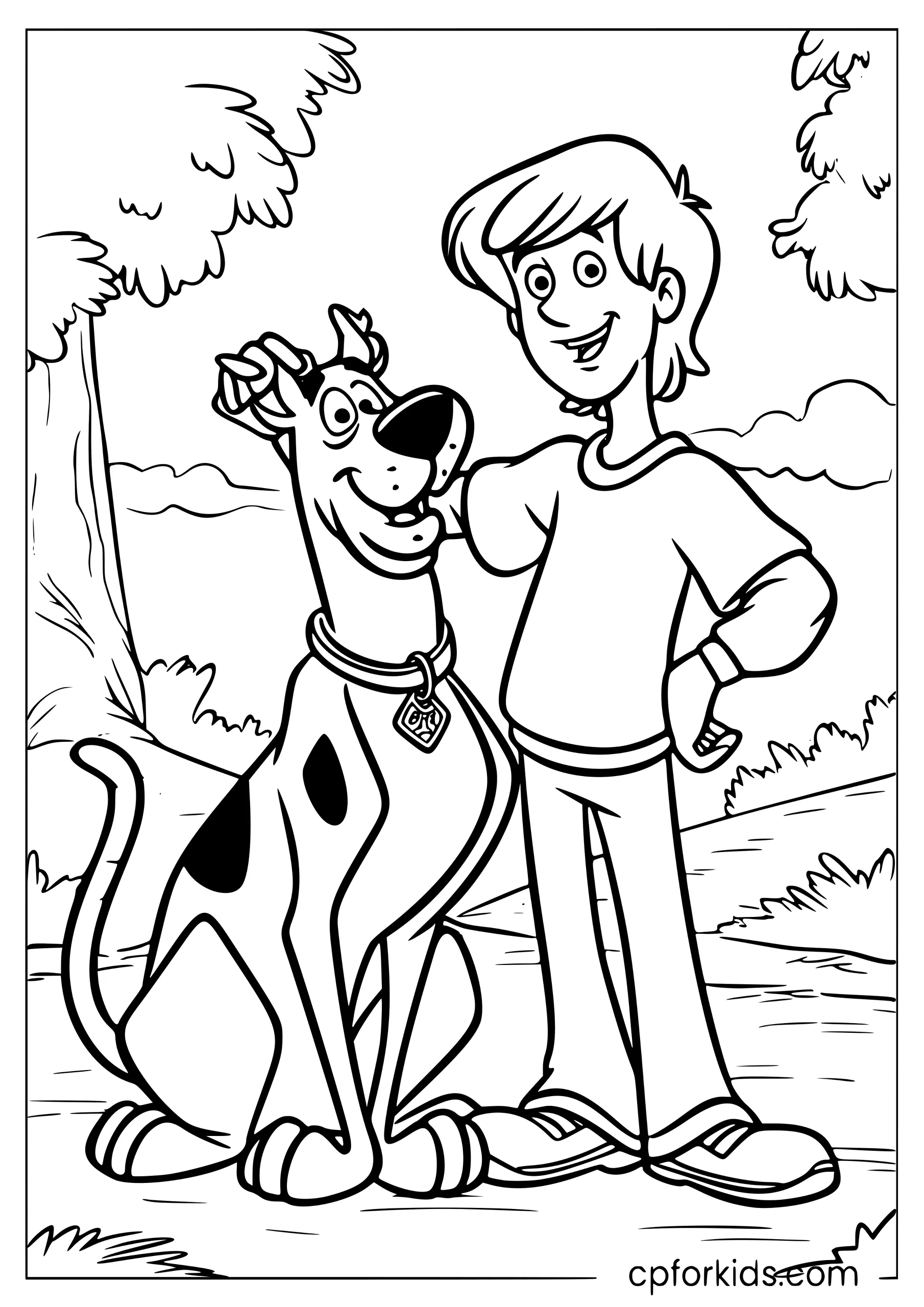 Scooby and Shaggy Best Friends