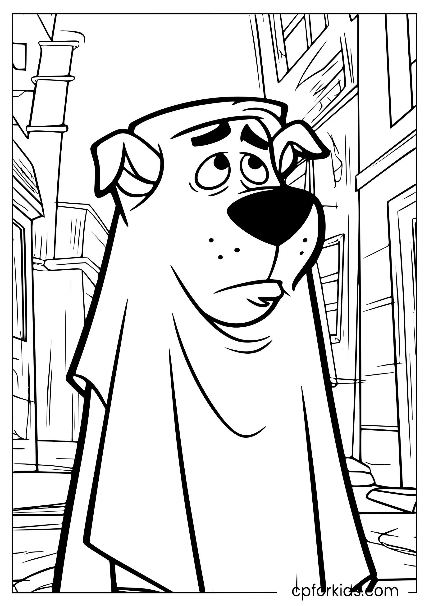 Scooby in a Ghost Sheet