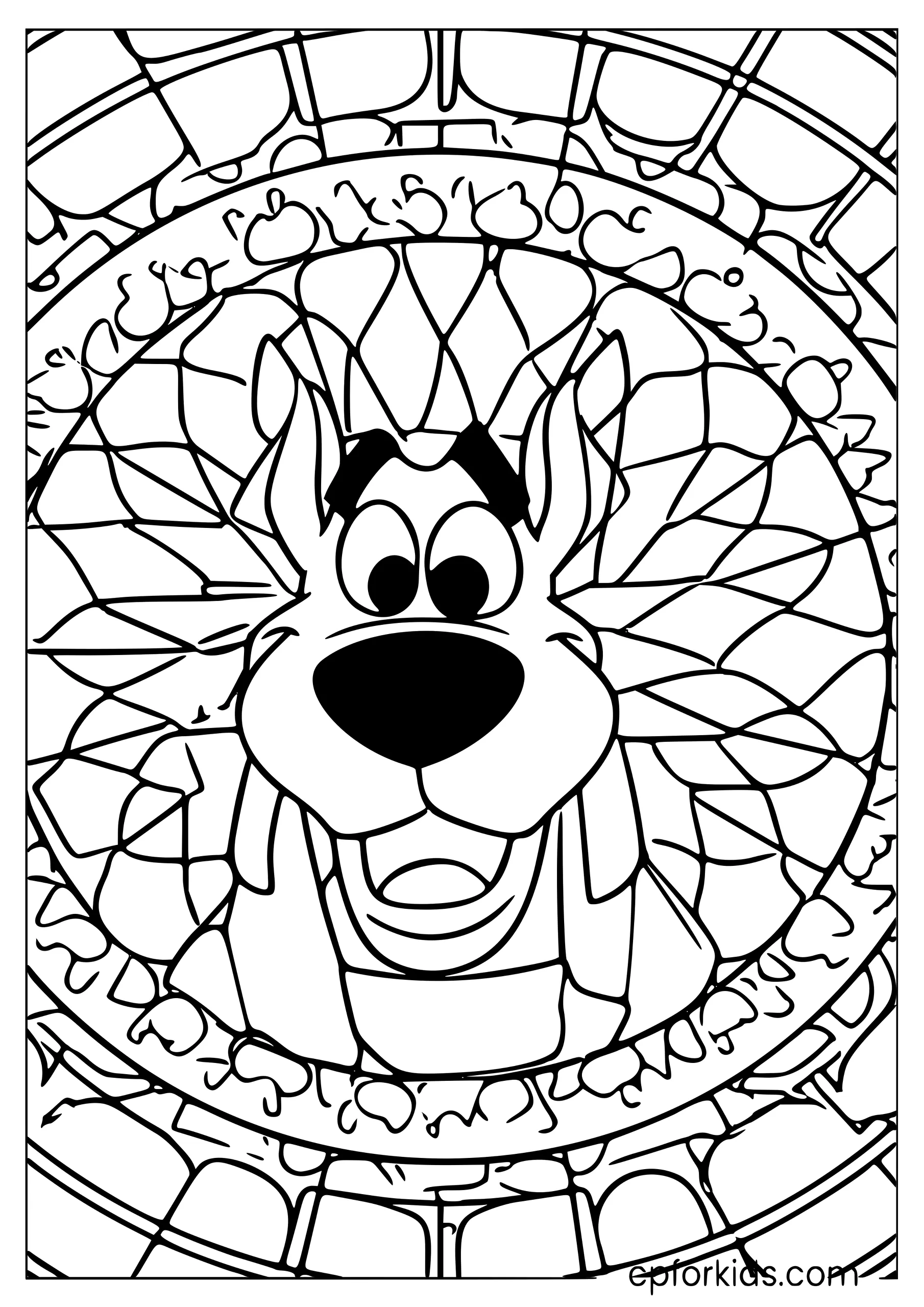 Scooby-Doo Mandala