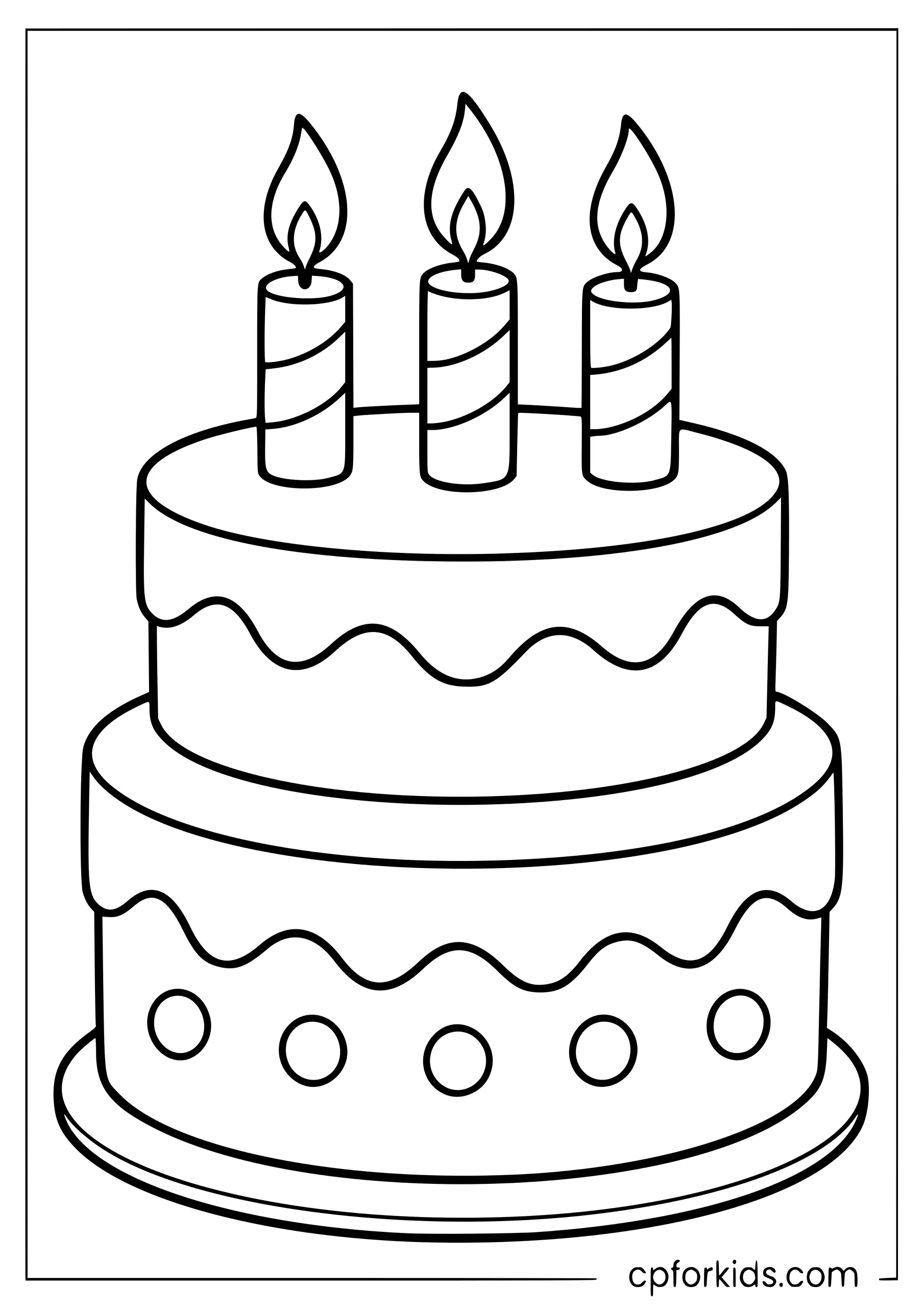 Easy Birthday Cake — For Little Ones