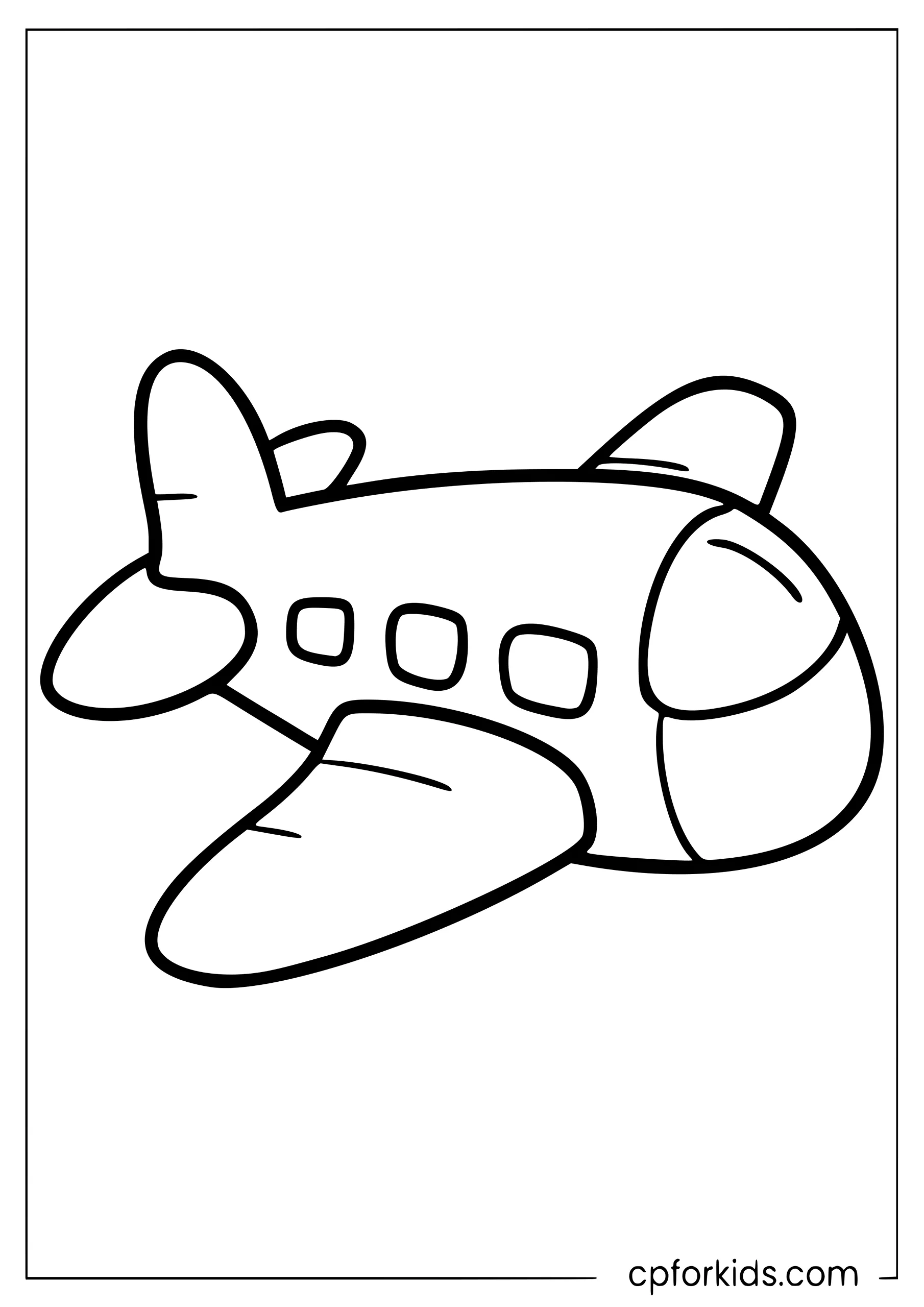 Easy Airplane for Toddlers