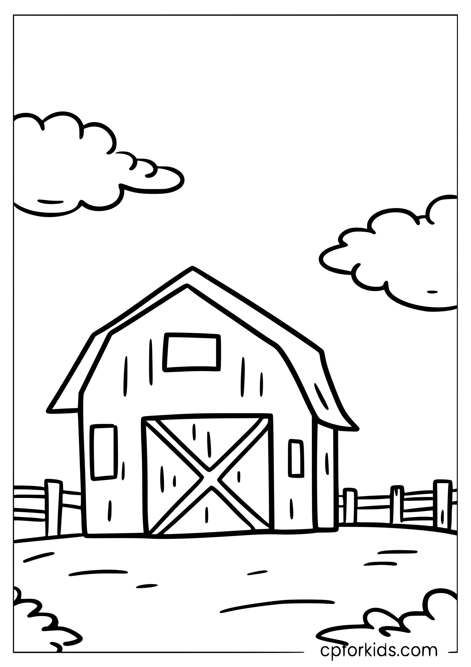 Easy Barn for Toddlers