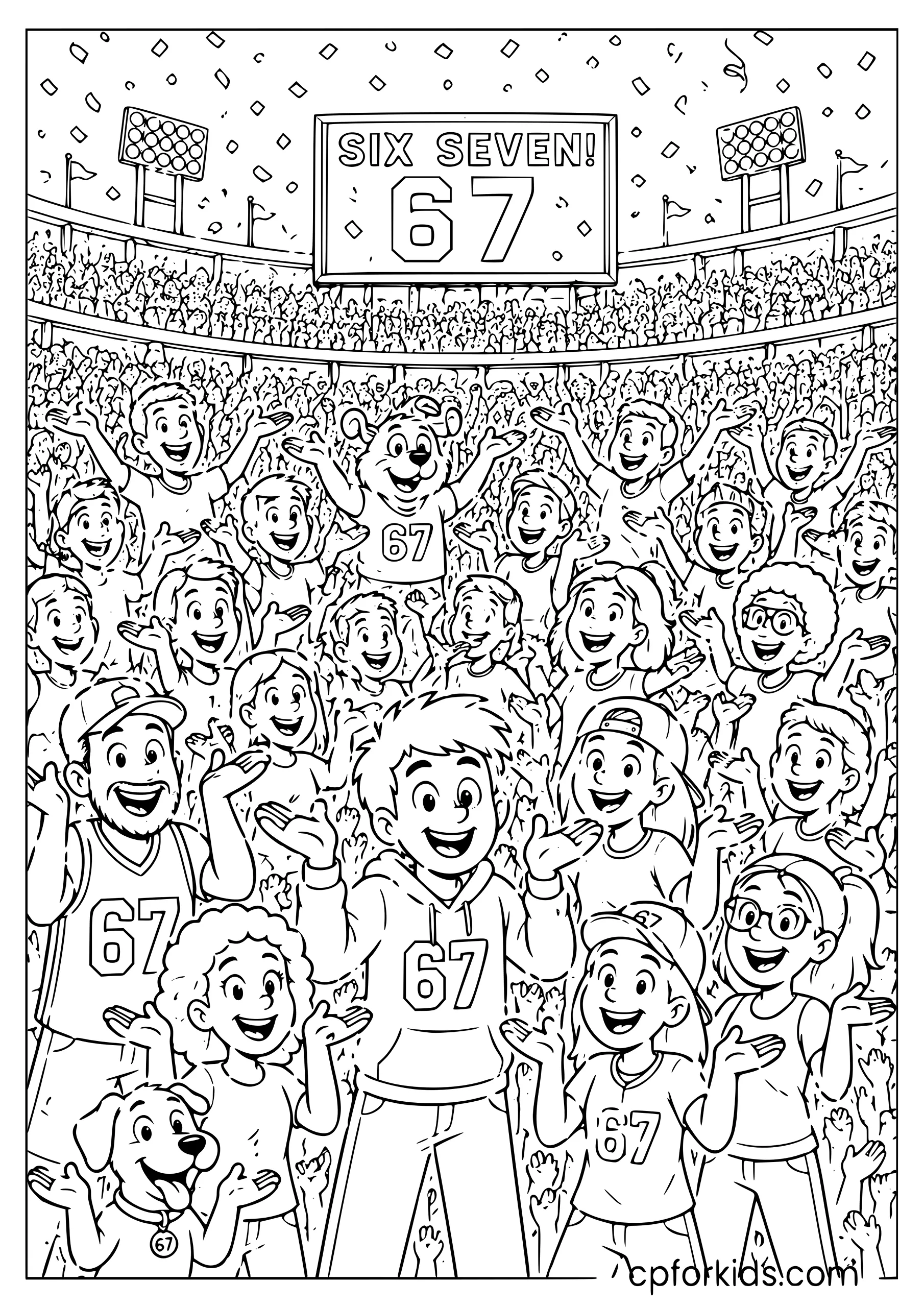 The Whole Stadium Does Six Seven
