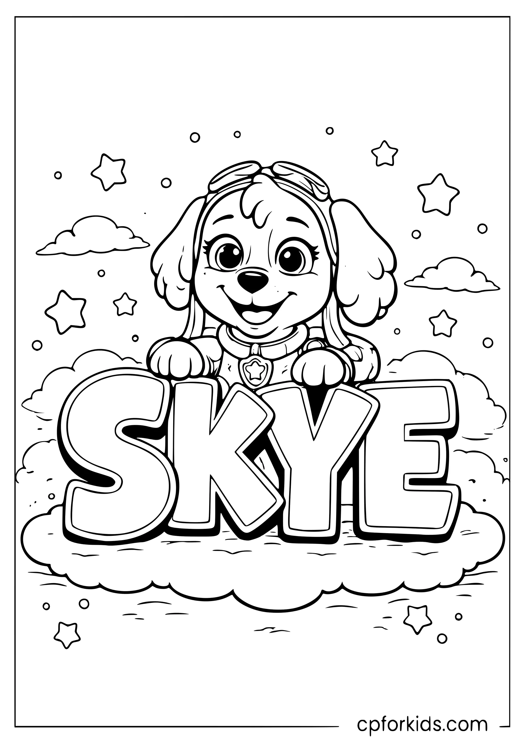 Skye Name Pop-Out