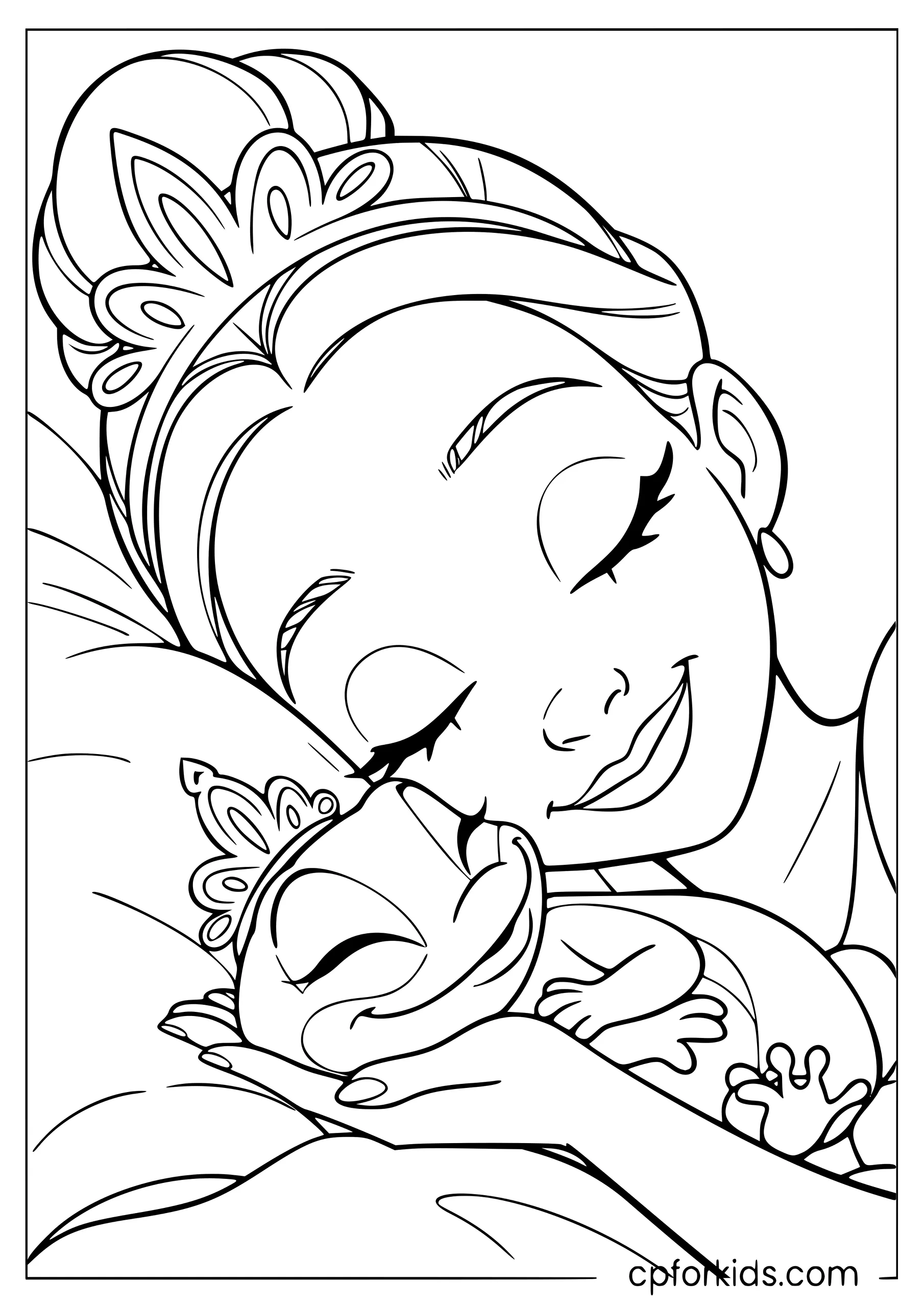 Sleeping Baby Tiana