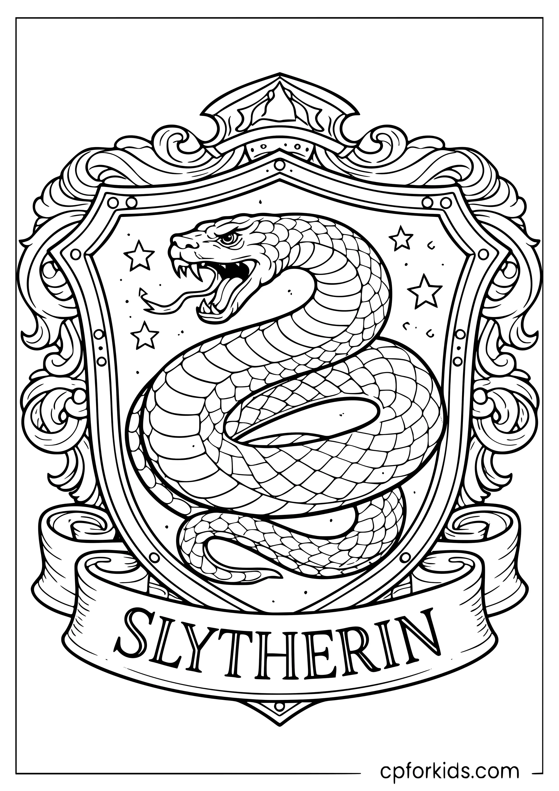 Slytherin House Crest