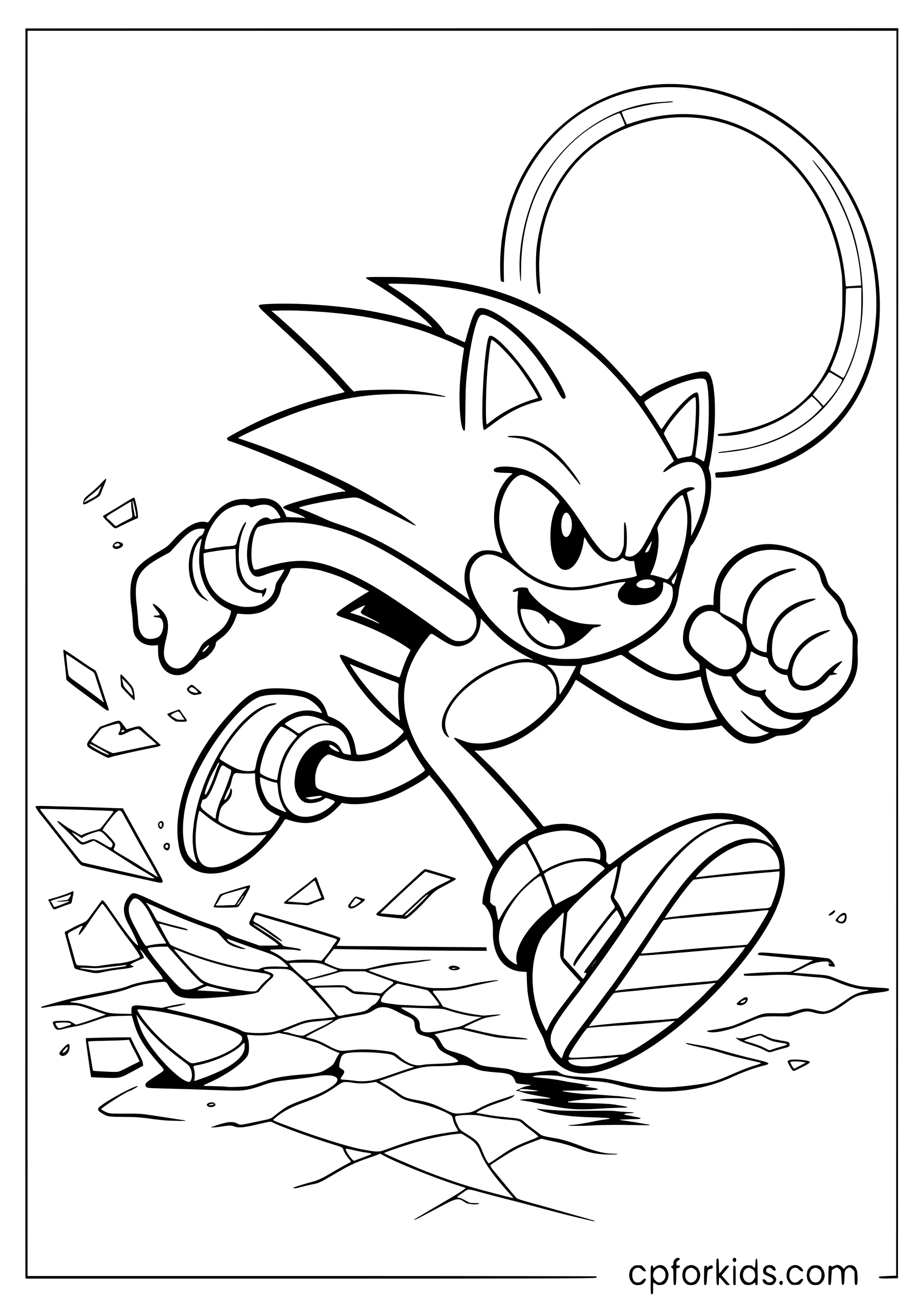 Sonic Prime Crossing Shattered Ground