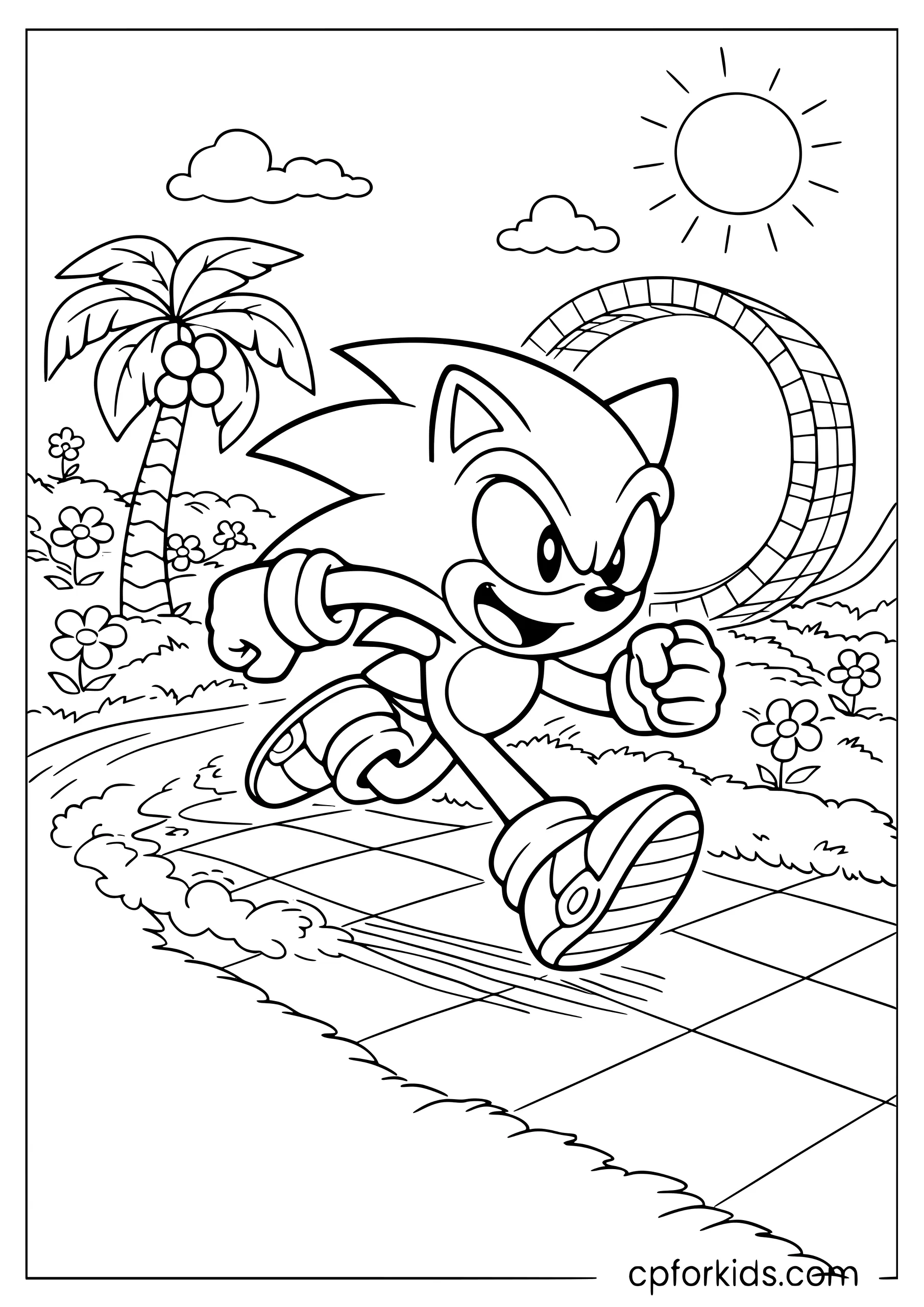 Running Through Green Hill Zone