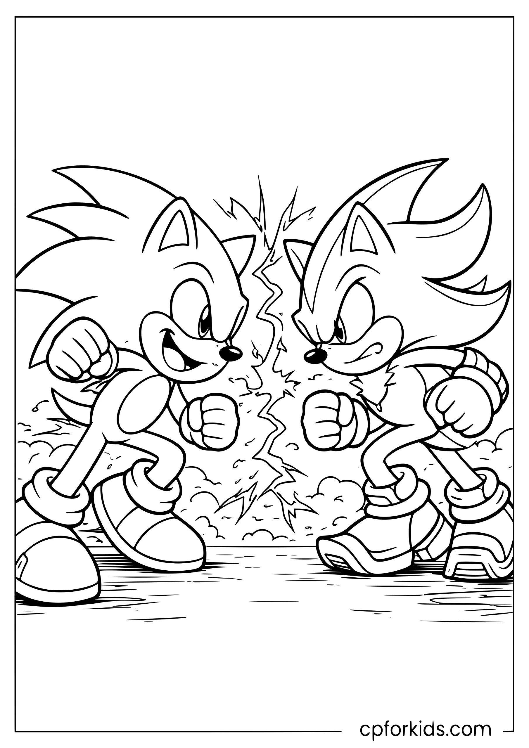 Sonic vs Shadow Face-Off