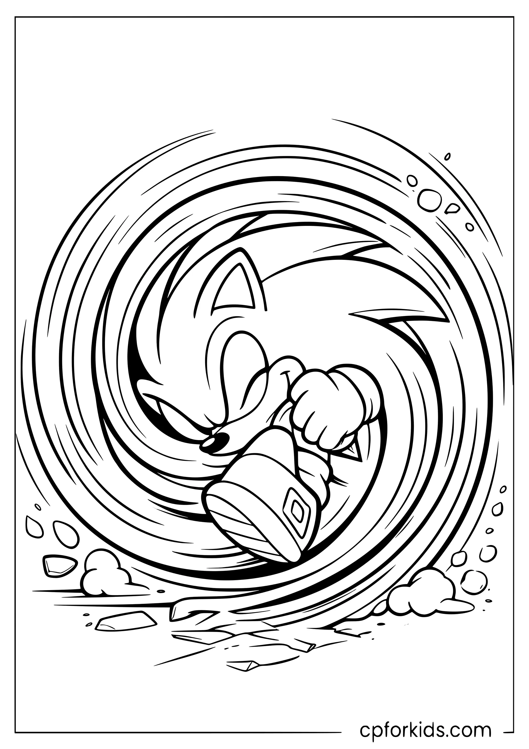 Spin Dash Launch Position