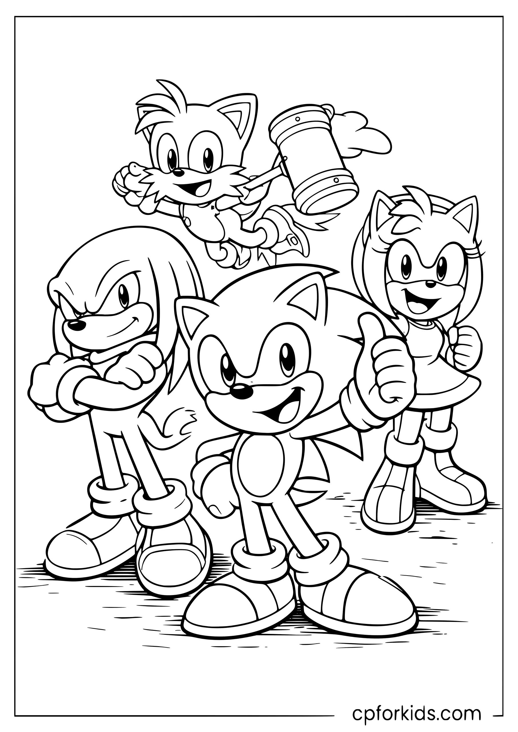 The Full Team Together