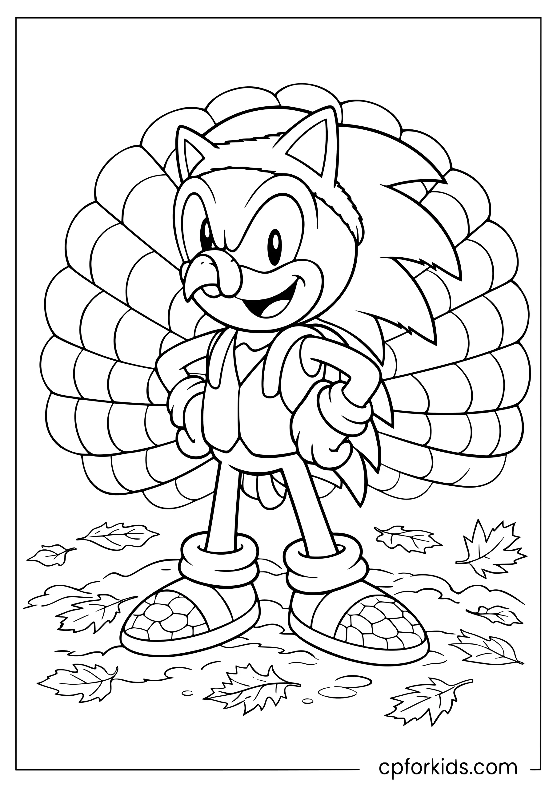Sonic's Turkey Disguise