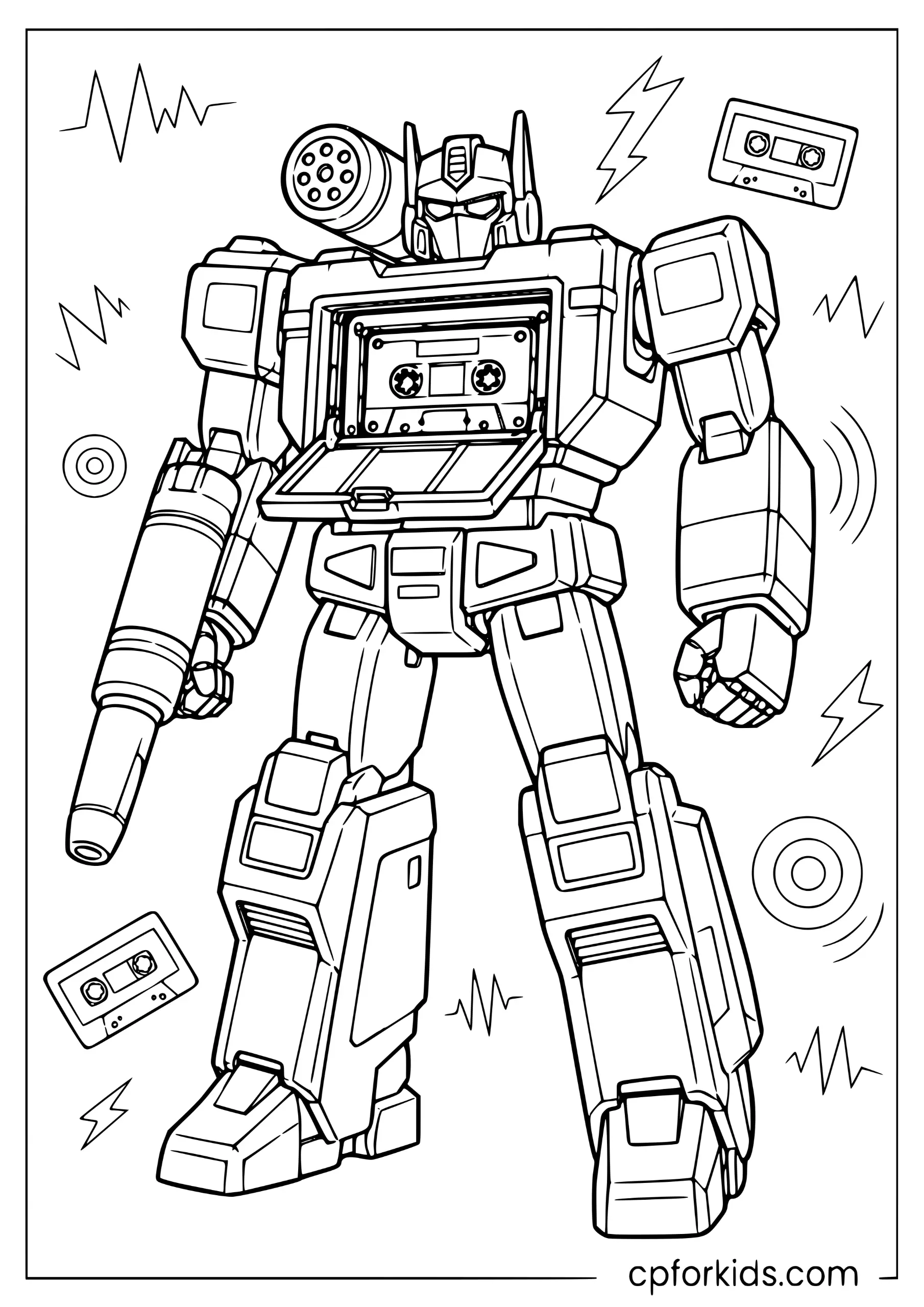Soundwave Cassette Open