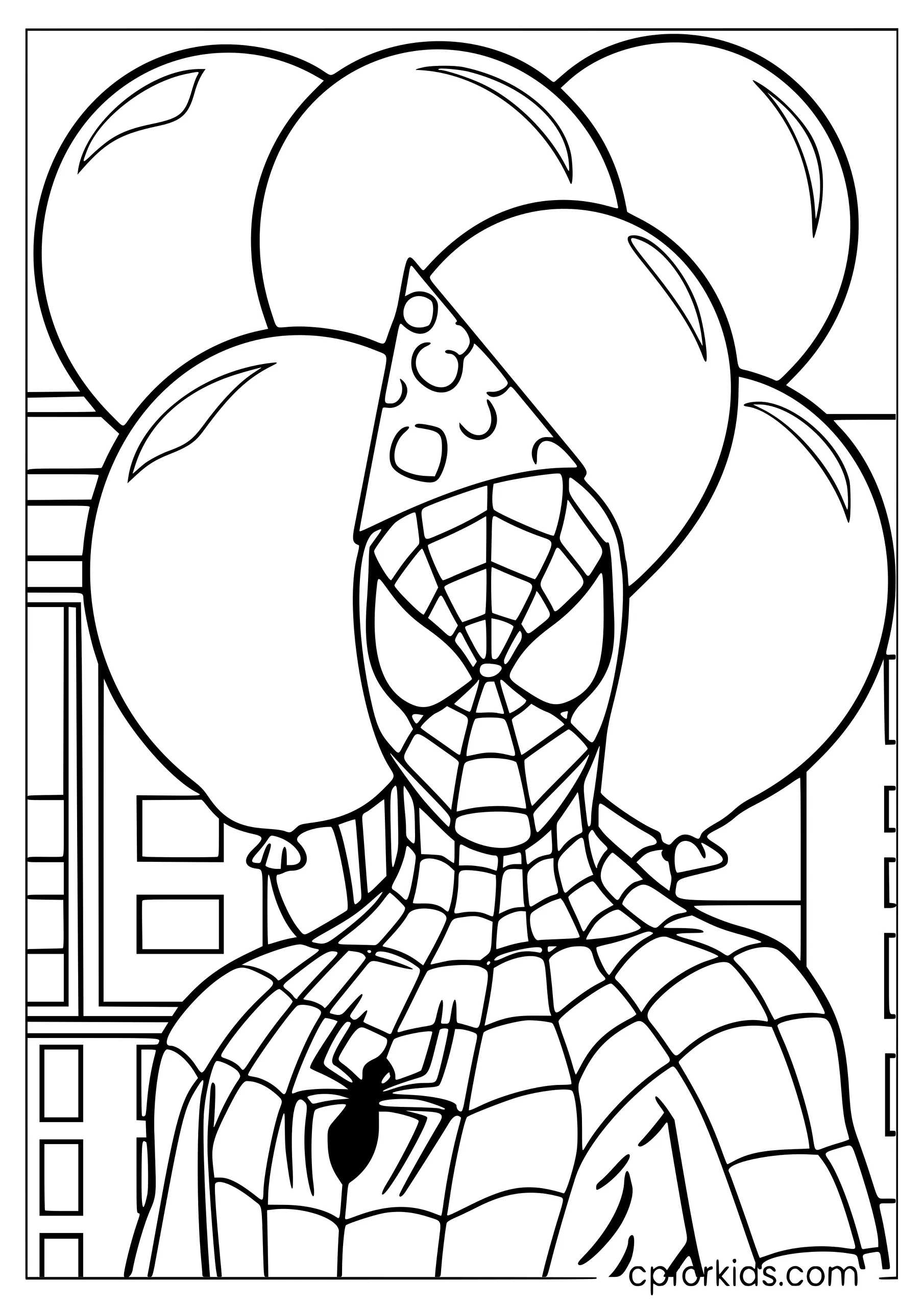 Spiderman Birthday Balloons