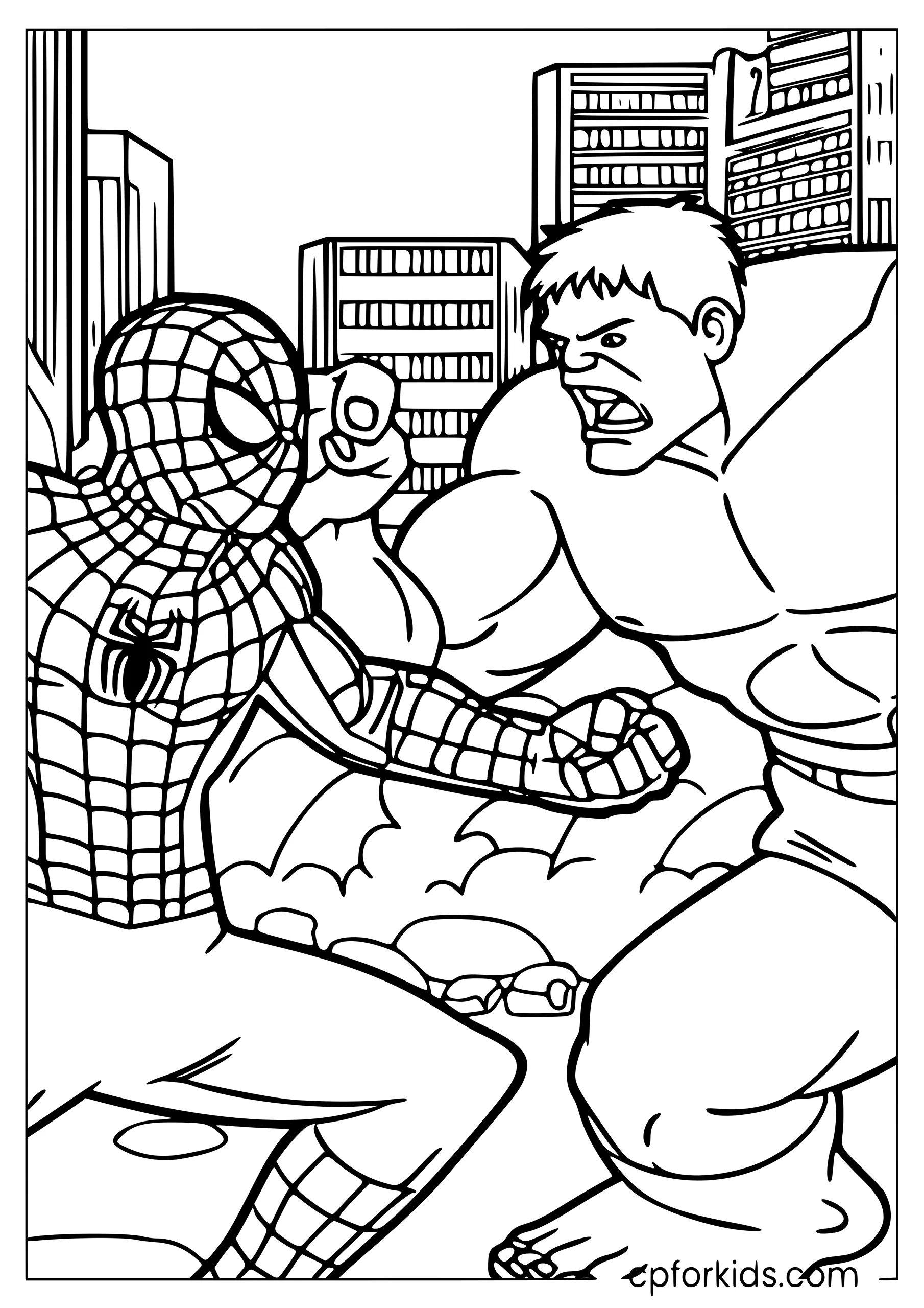 Spiderman vs Hulk