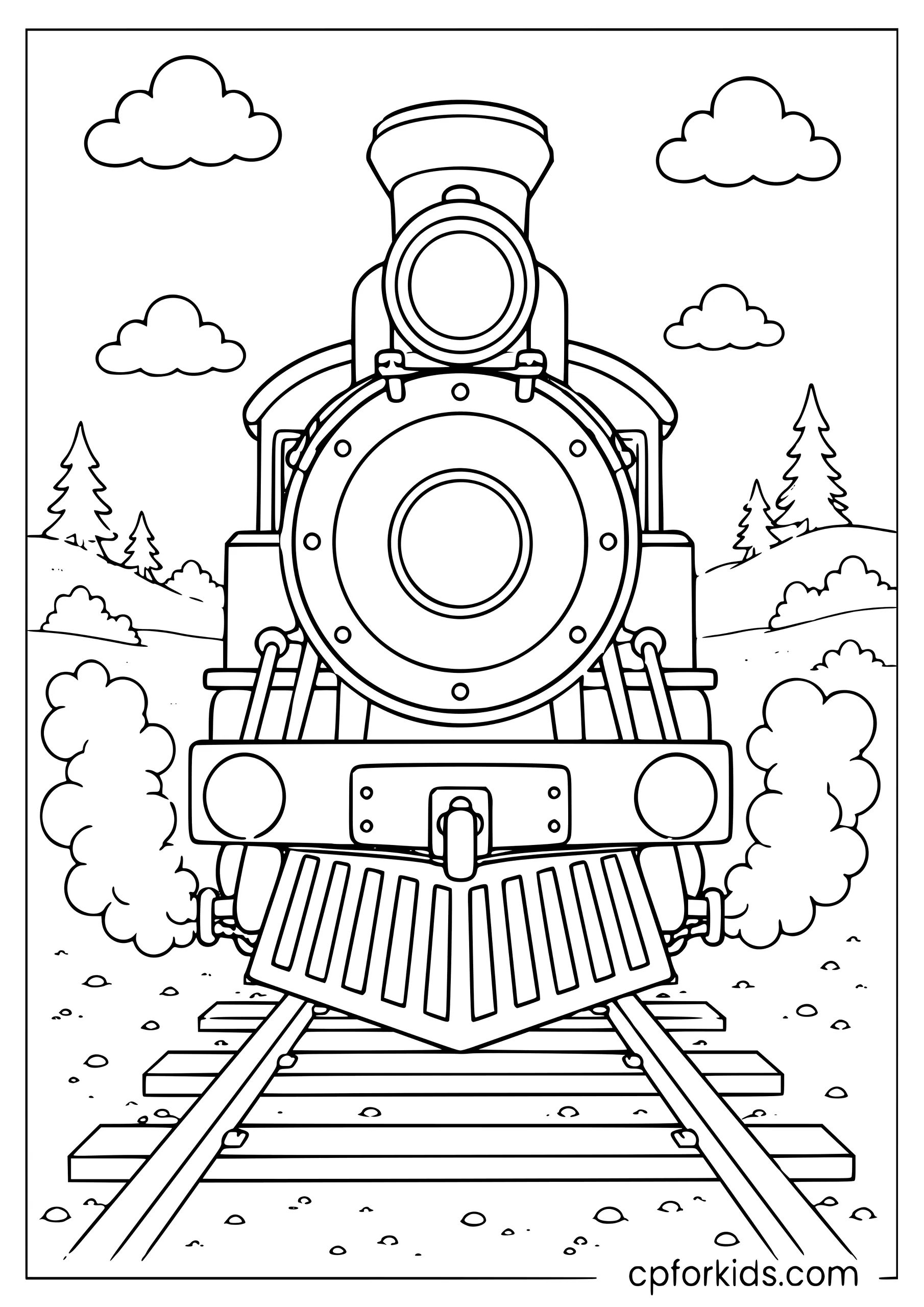 Steam Engine Head On