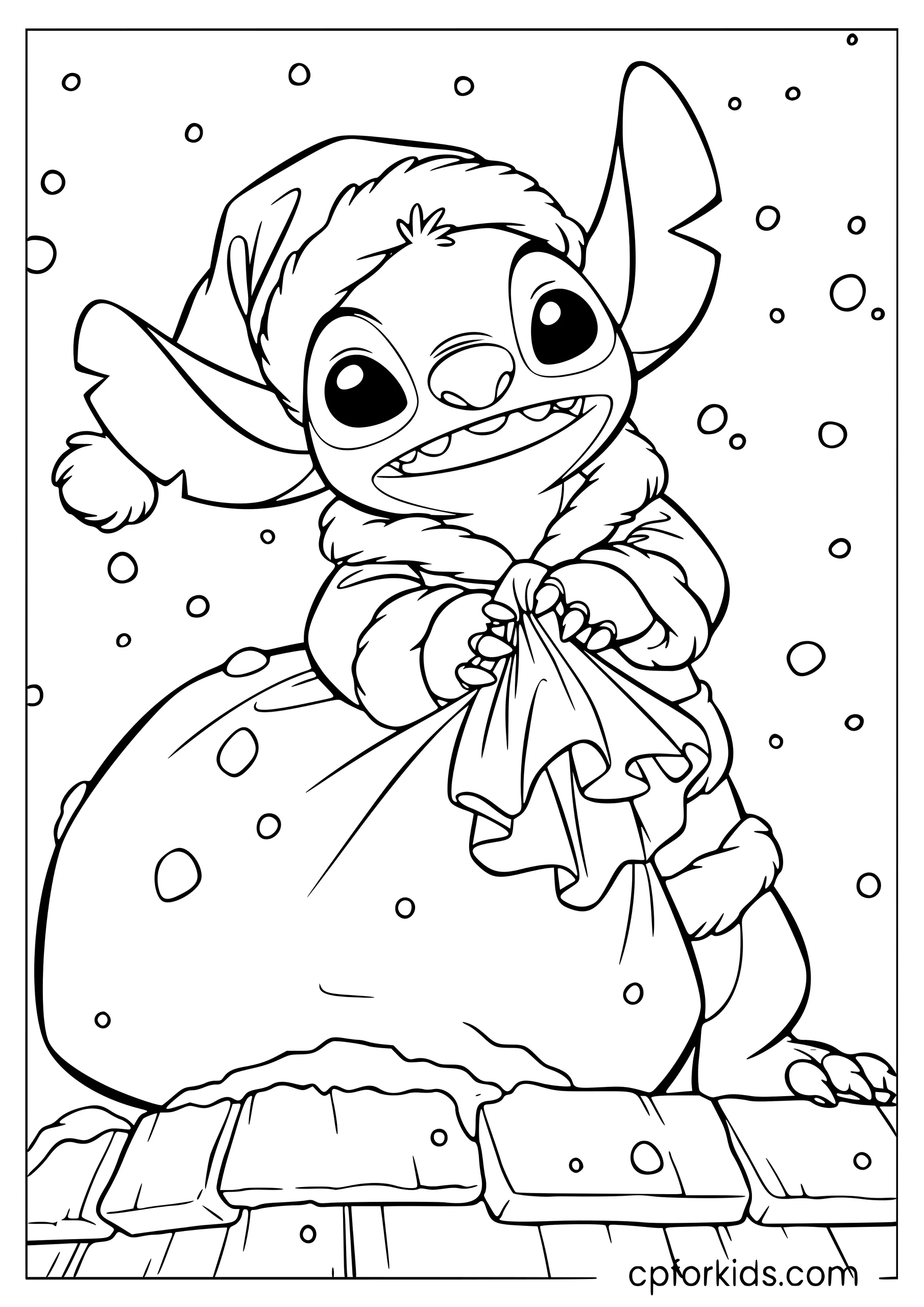 Stitch Santa Delivery