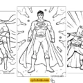 Printable Coloring Pages for Superman