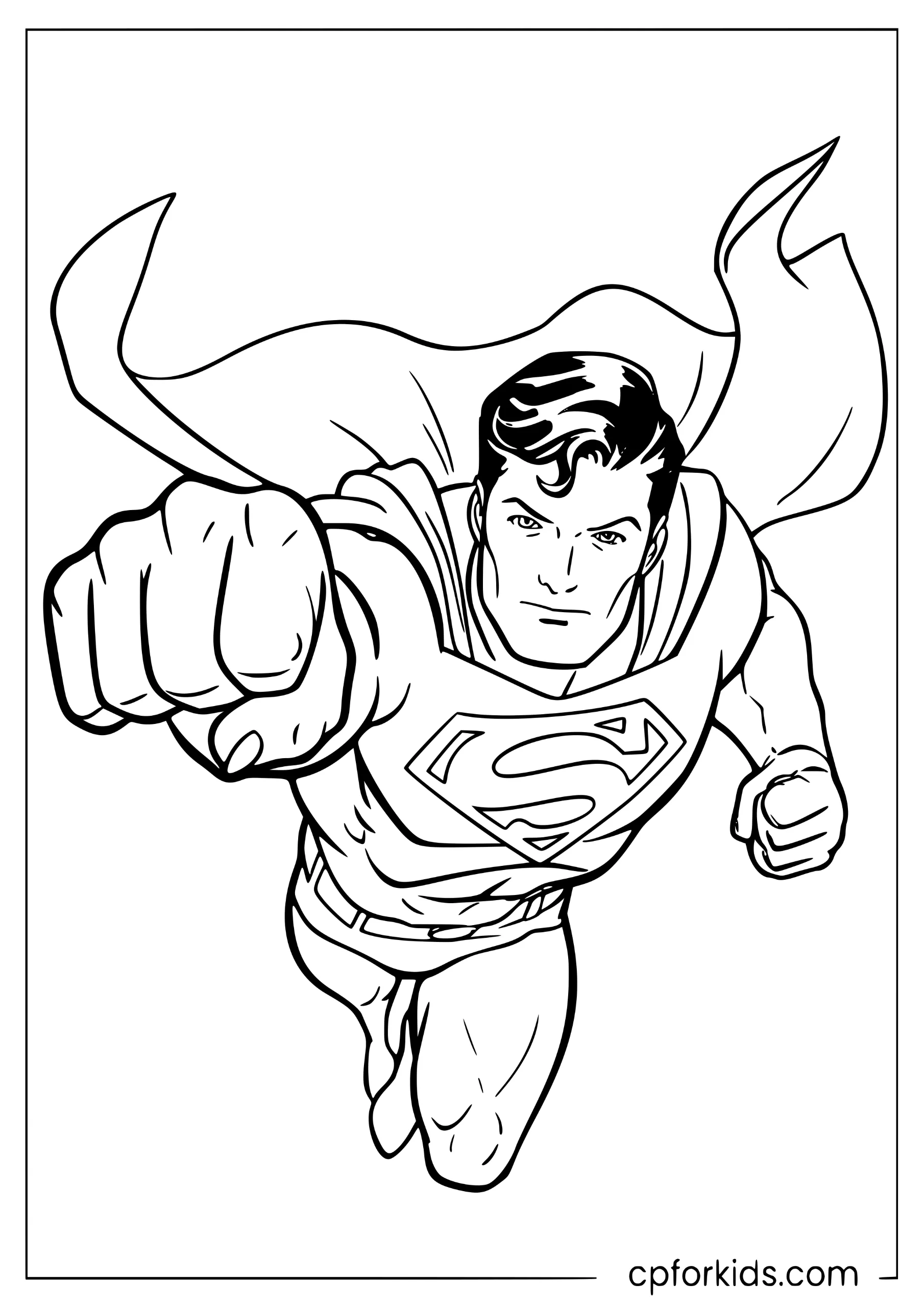 Superman Classic Flying Pose