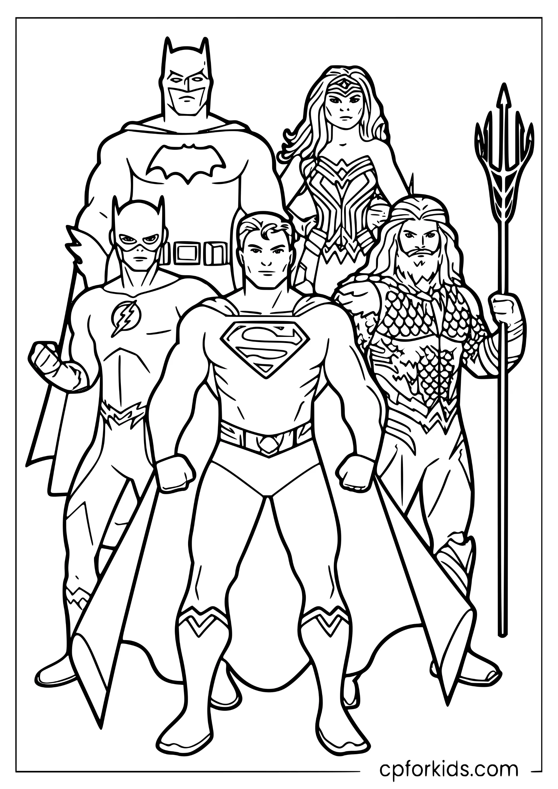 Superman With the Justice League
