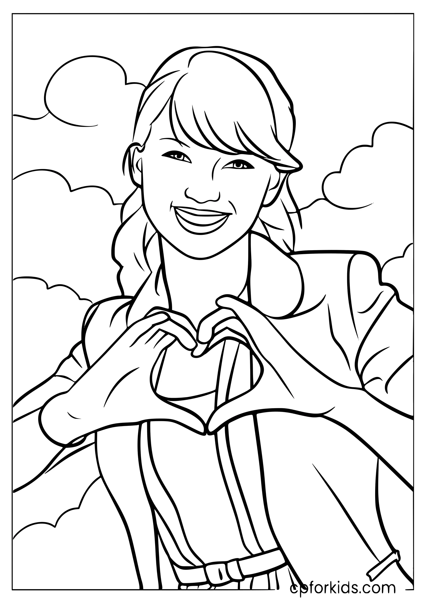 Heart-Hands Portrait
