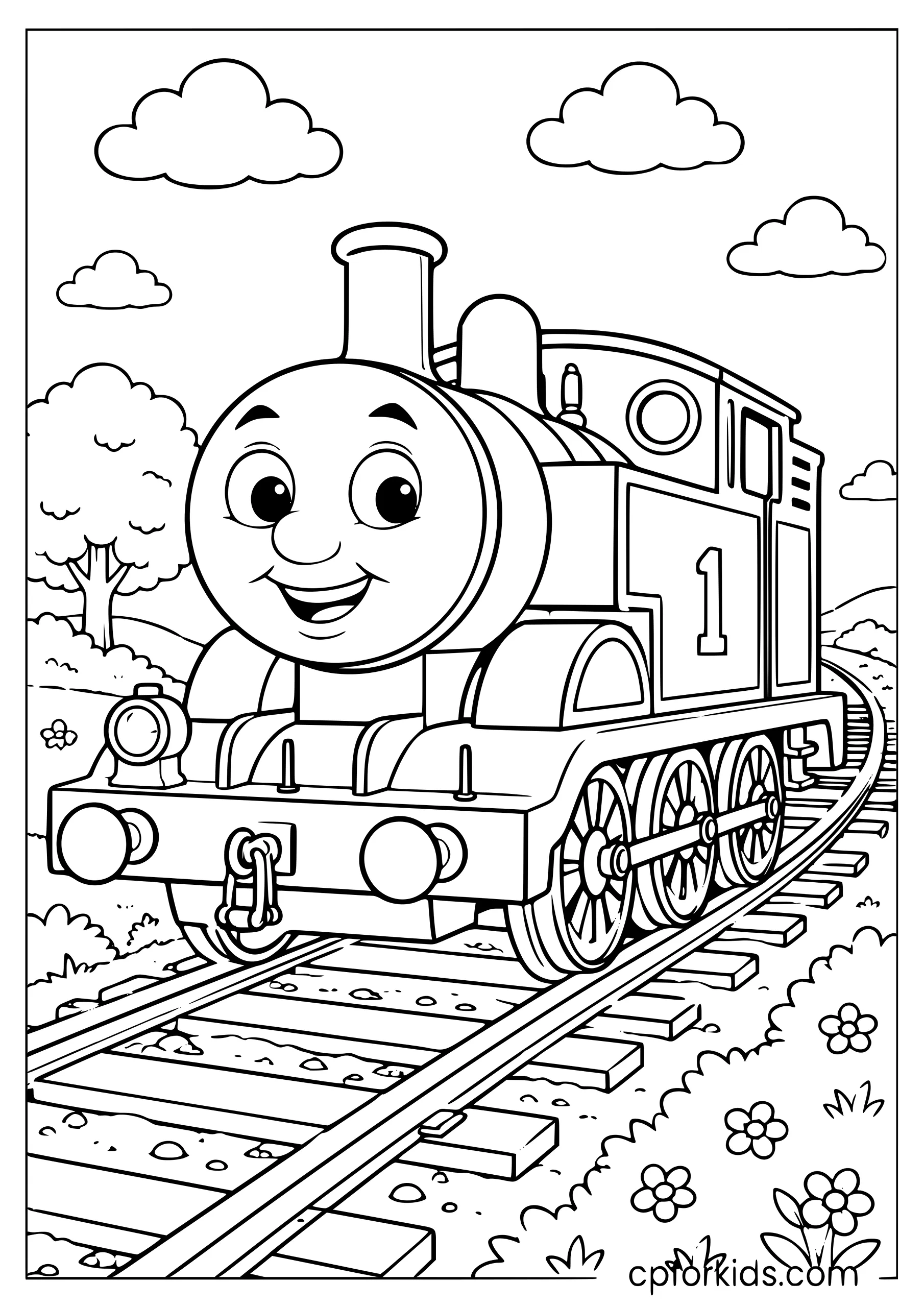 Thomas-Style Blue Engine