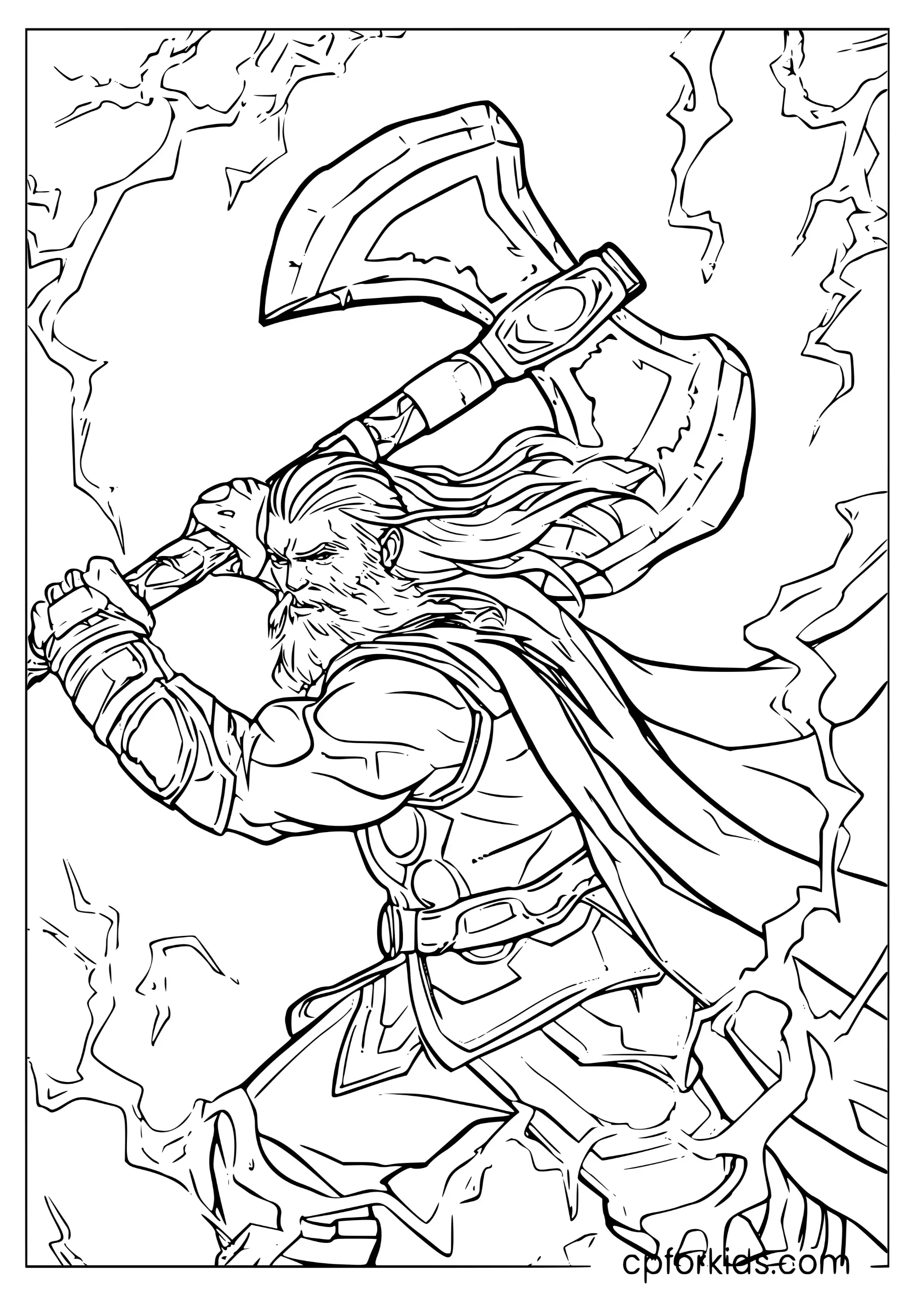 Thor With Stormbreaker Axe