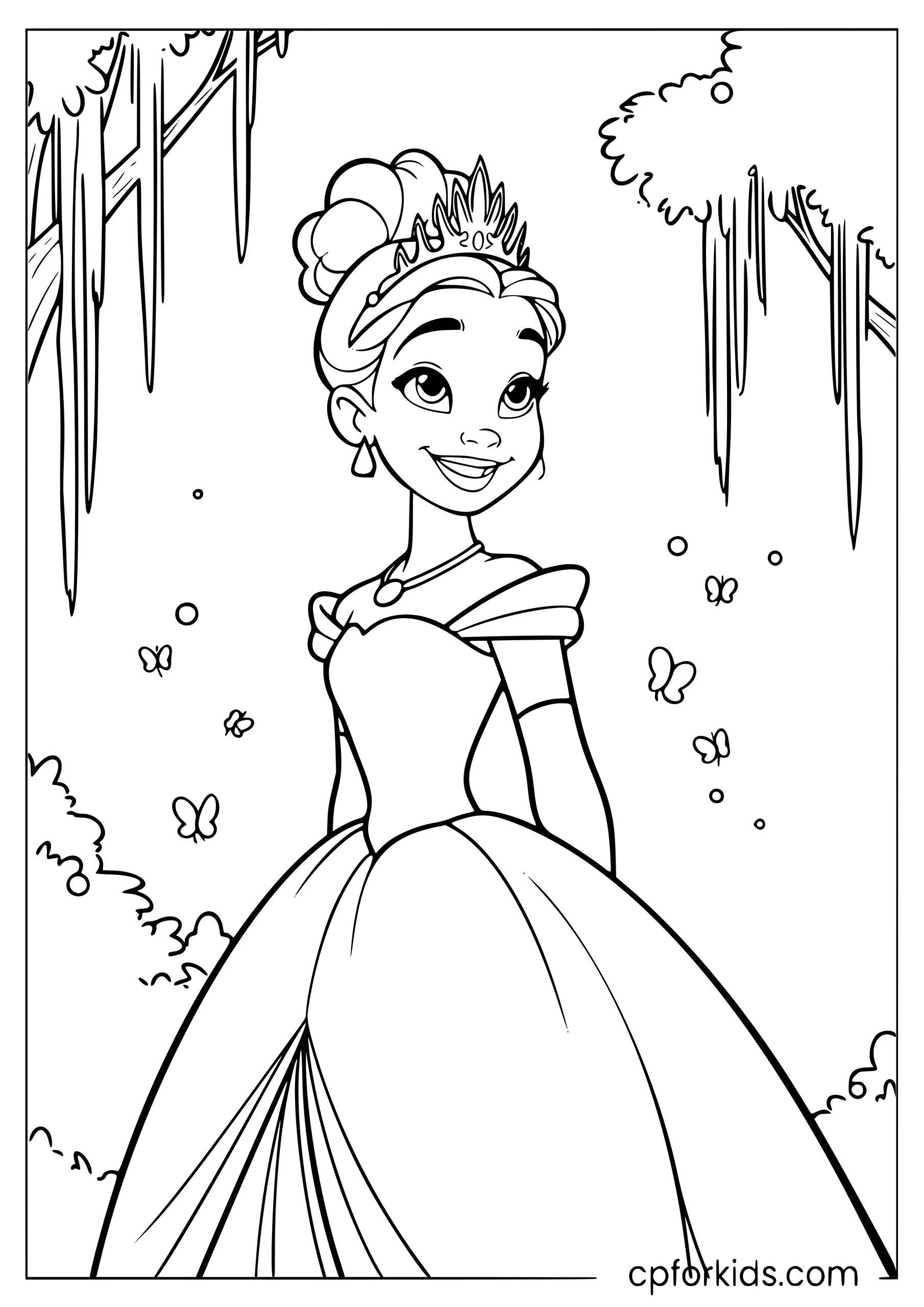 Tiana in the Bayou
