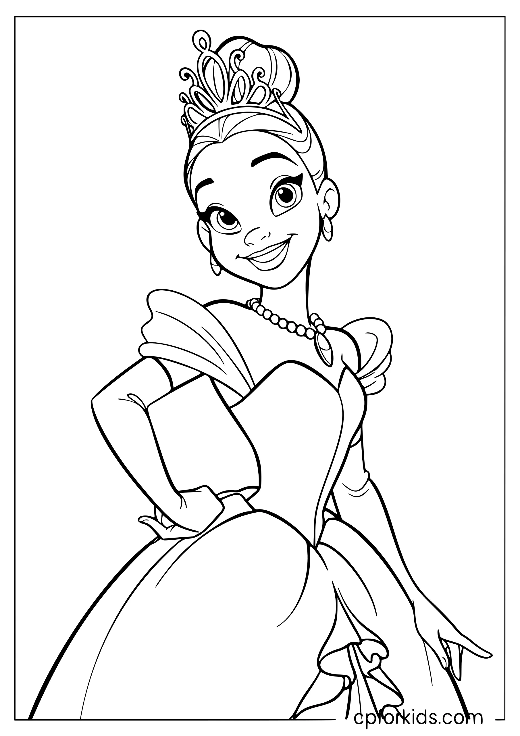 Princess Tiana Classic Pose