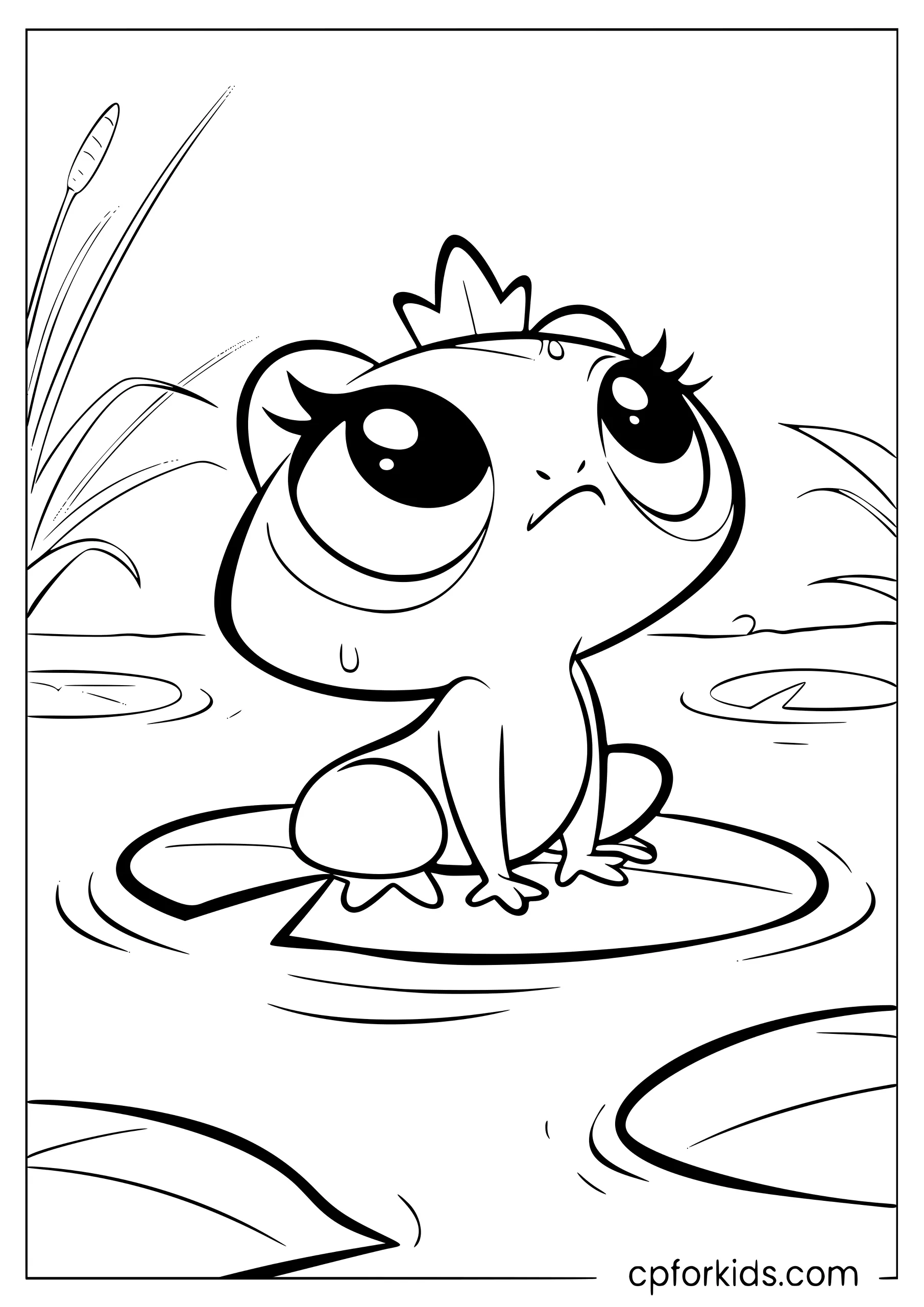 Tiana as a Frog
