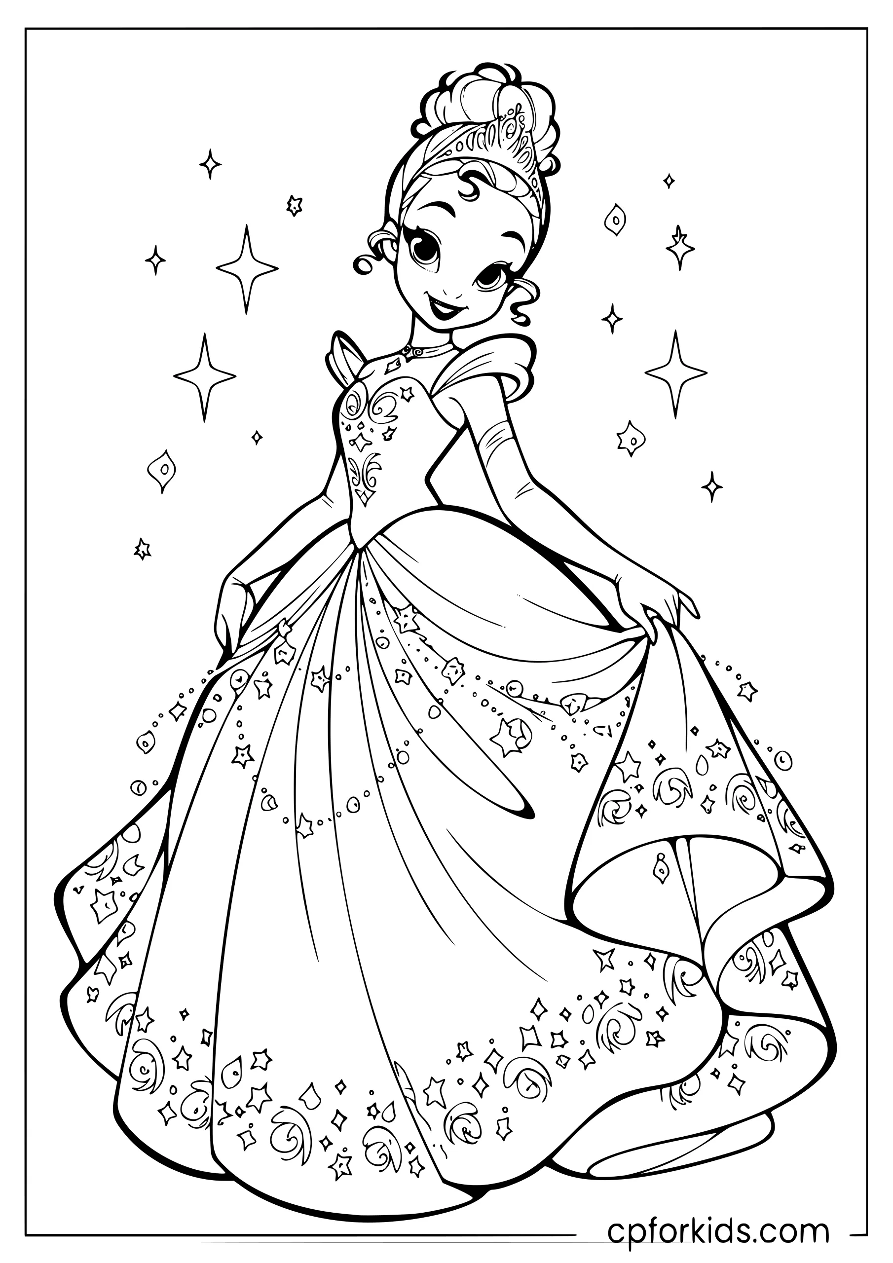 Tiana's Sparkle Dress