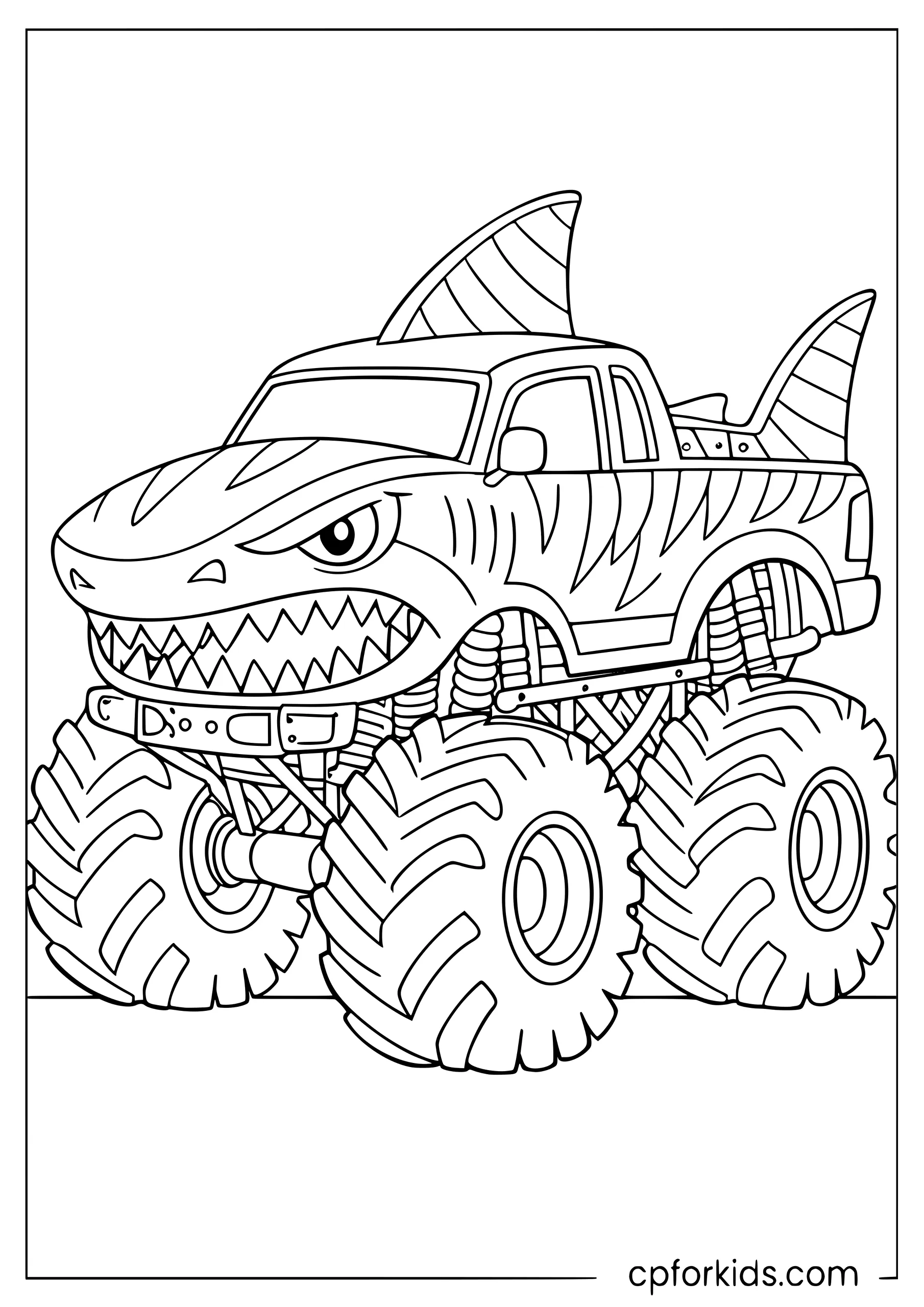 Tiger Shark Monster Truck