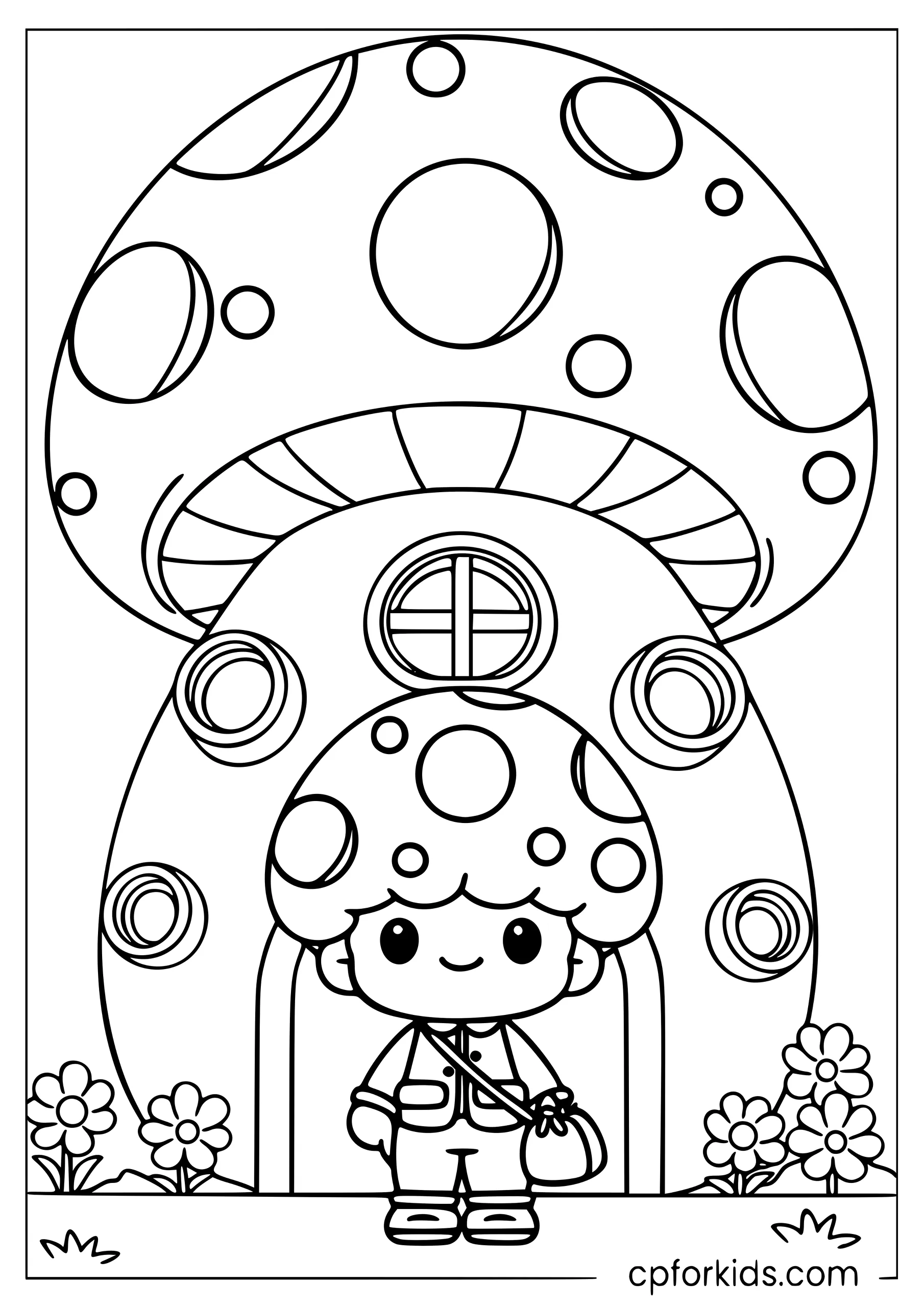 Toad's Mushroom House