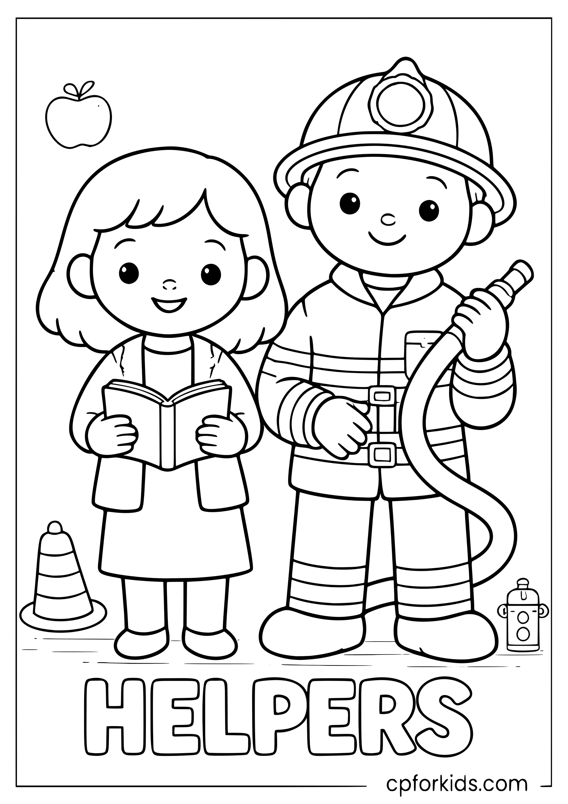 Toddler Community Helpers Page