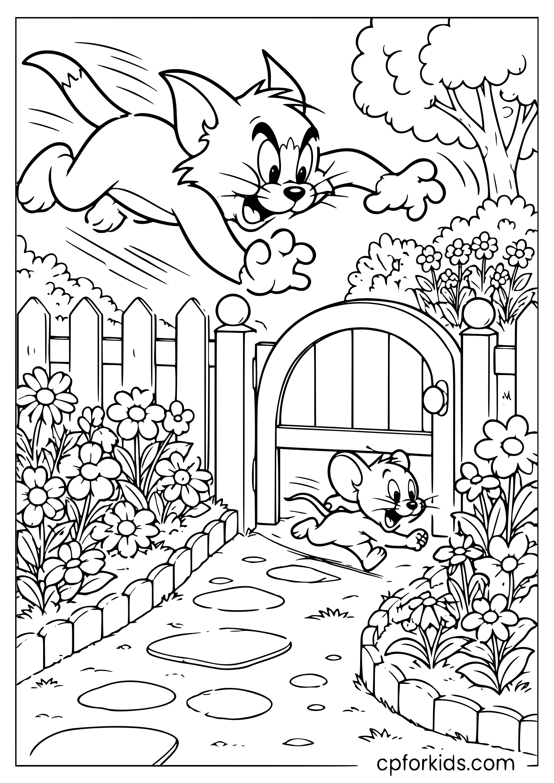 Garden Chase Scene