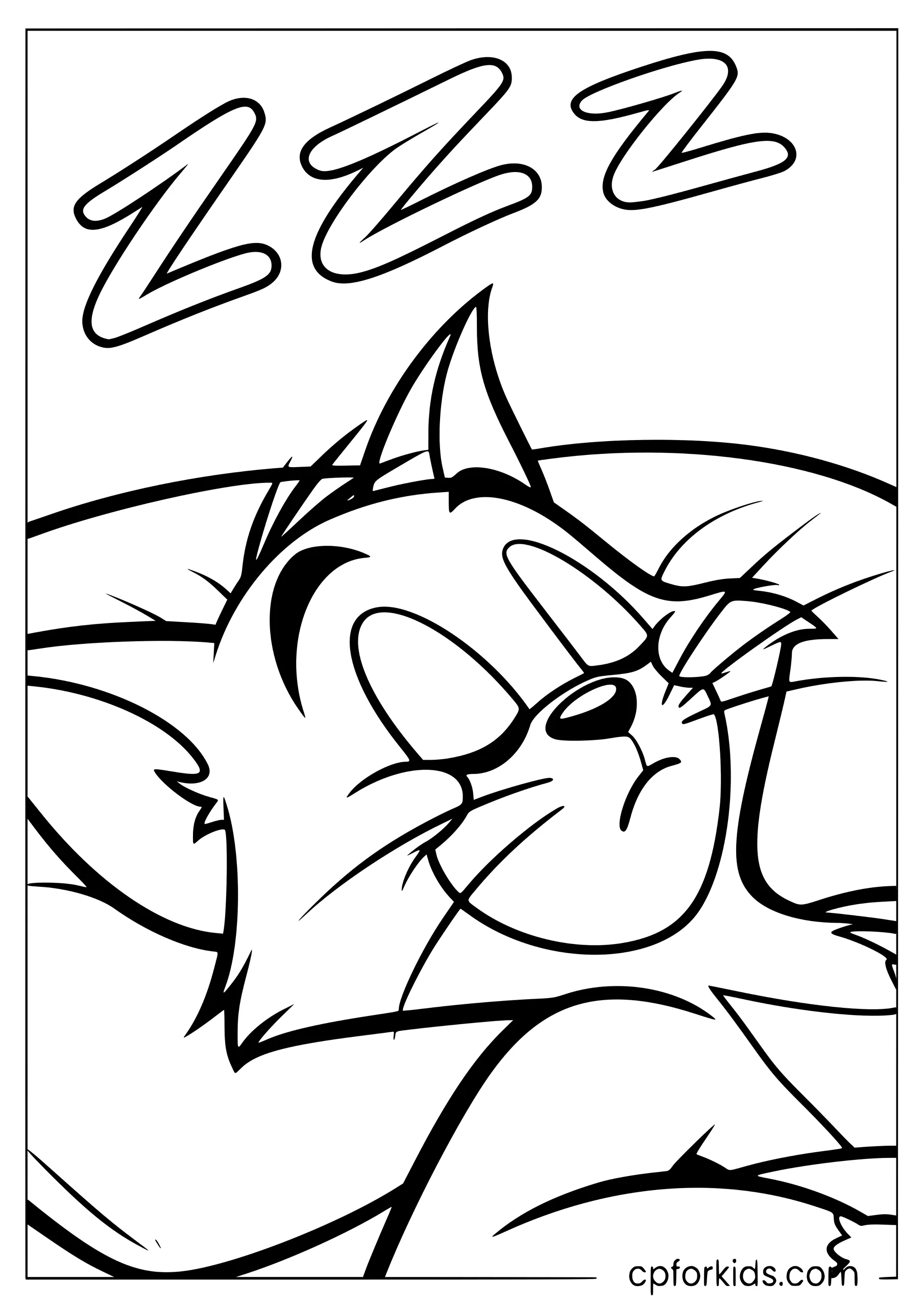 Tom Sleeping