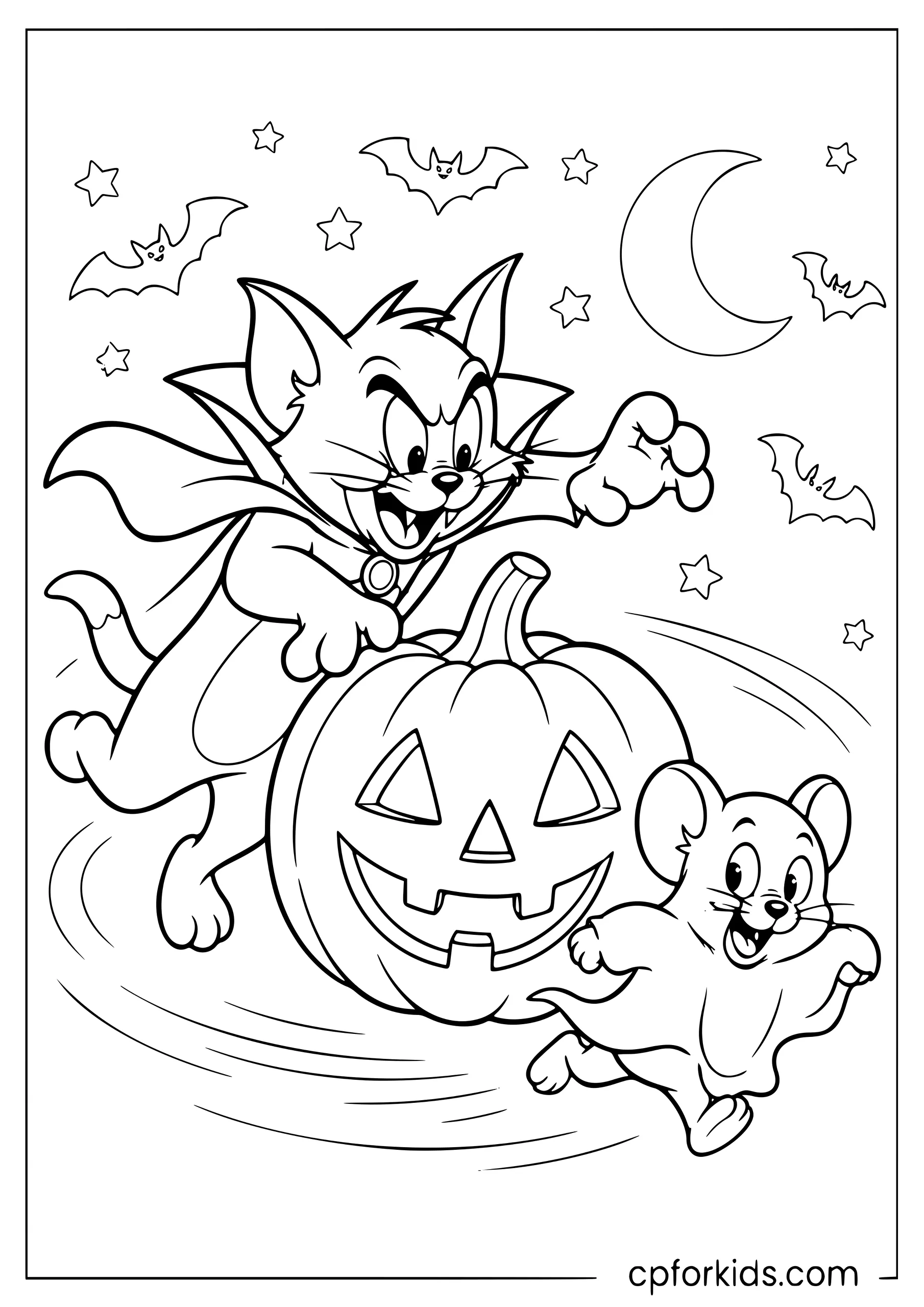 Tom and Jerry Halloween Chase
