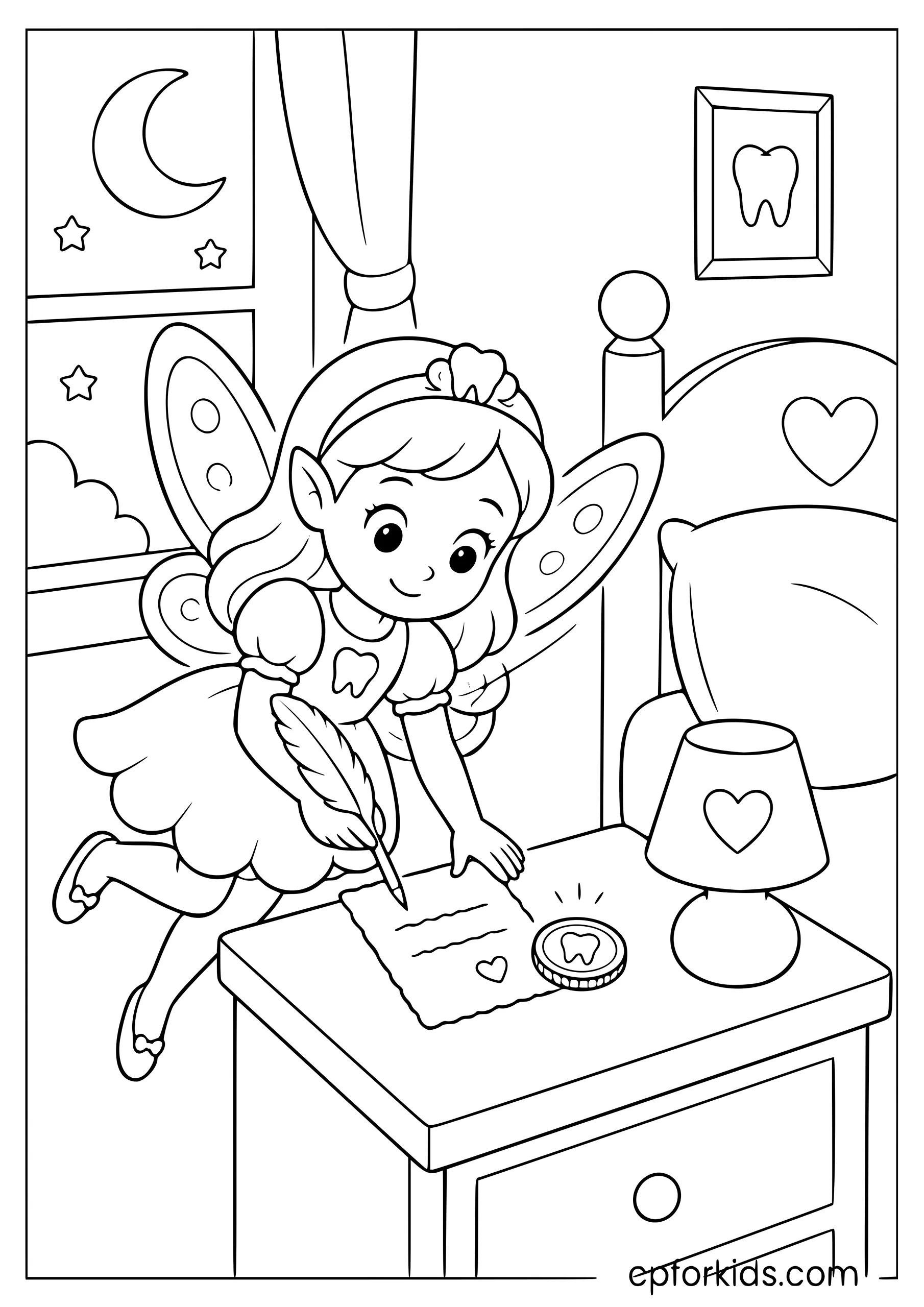 Tooth Fairy Leaves a Note