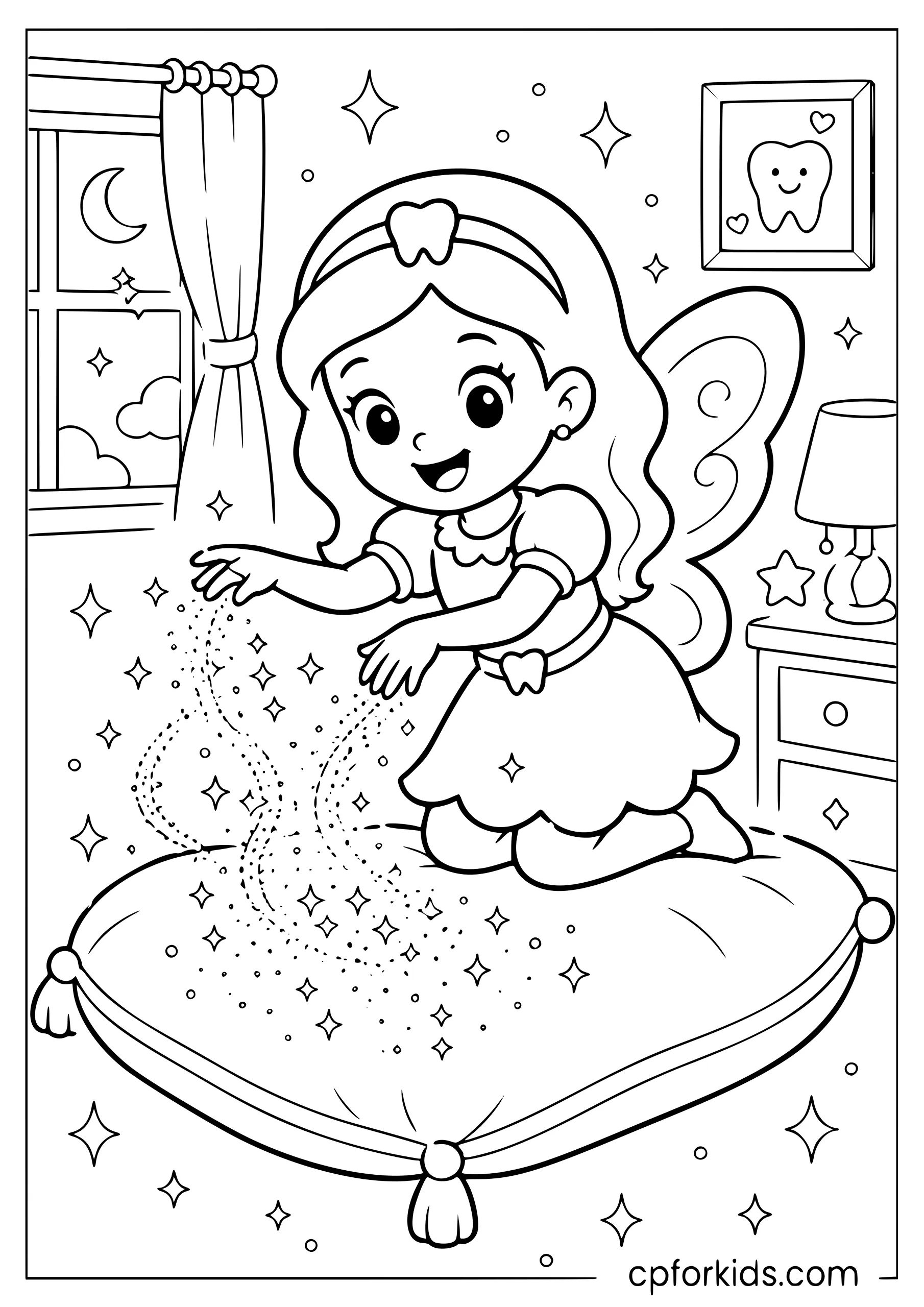 Tooth Fairy Sprinkles the Magic