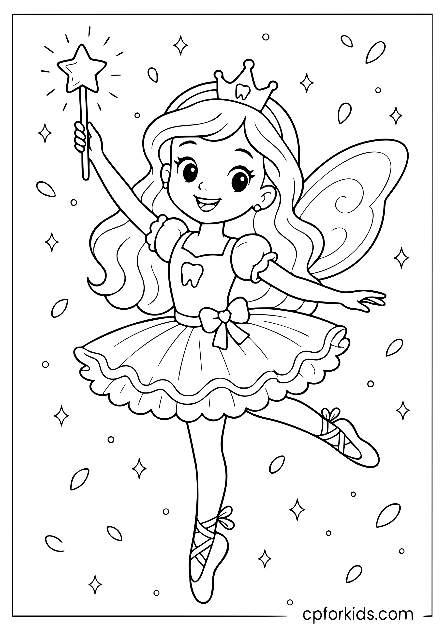 Tooth Fairy in Her Best Dress